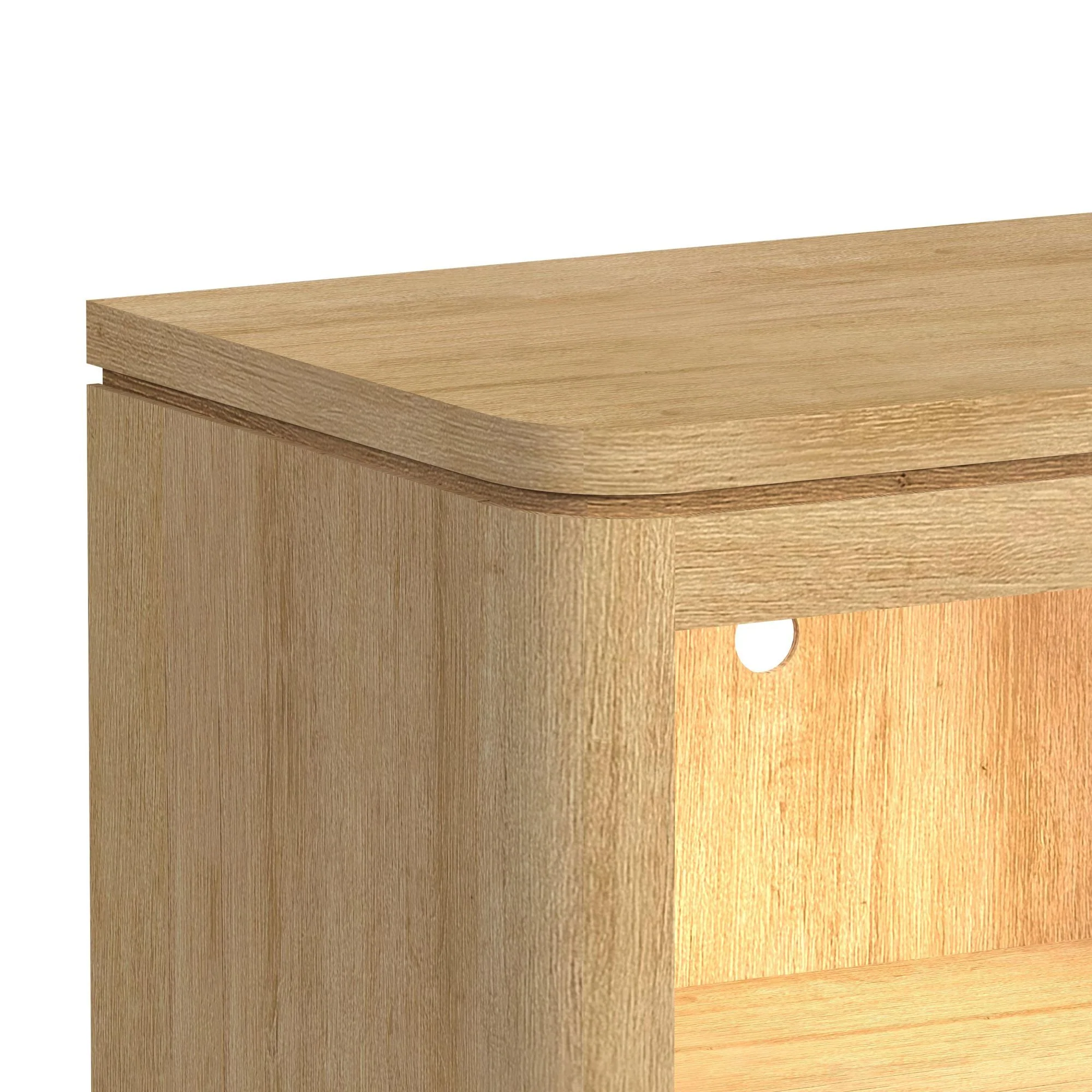 Rosalie - Nightstand With USB And LED - Image 4