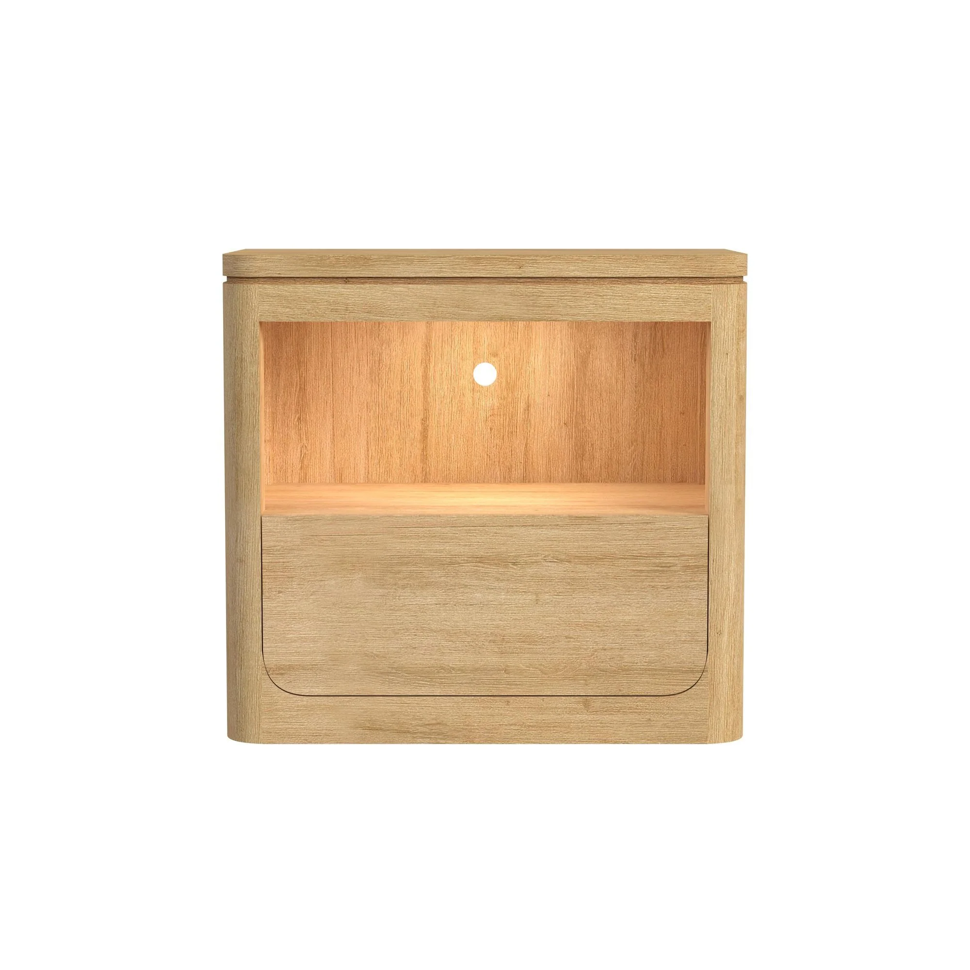 Rosalie - Nightstand With USB And LED - Image 8