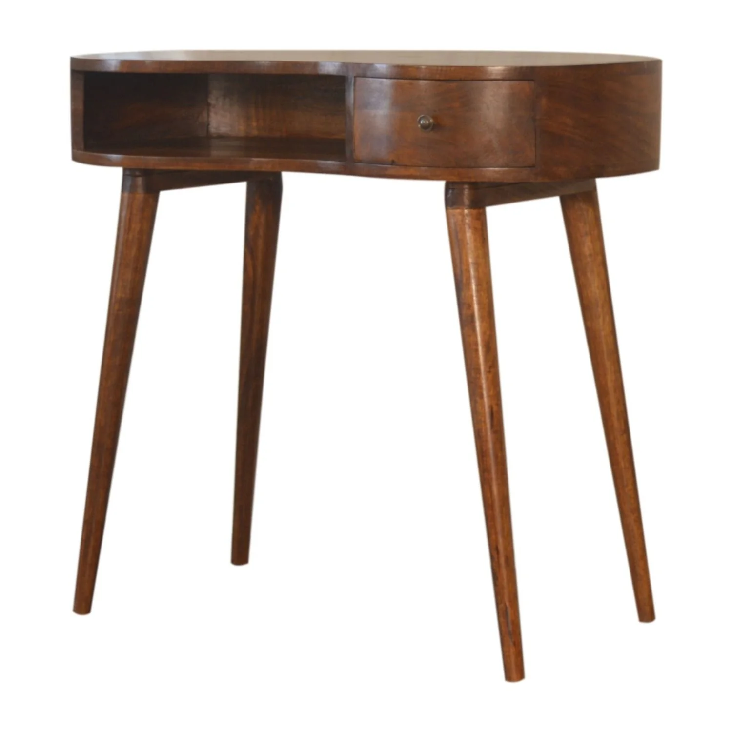 Rounded Writing Desk - Chestnut - Image 2