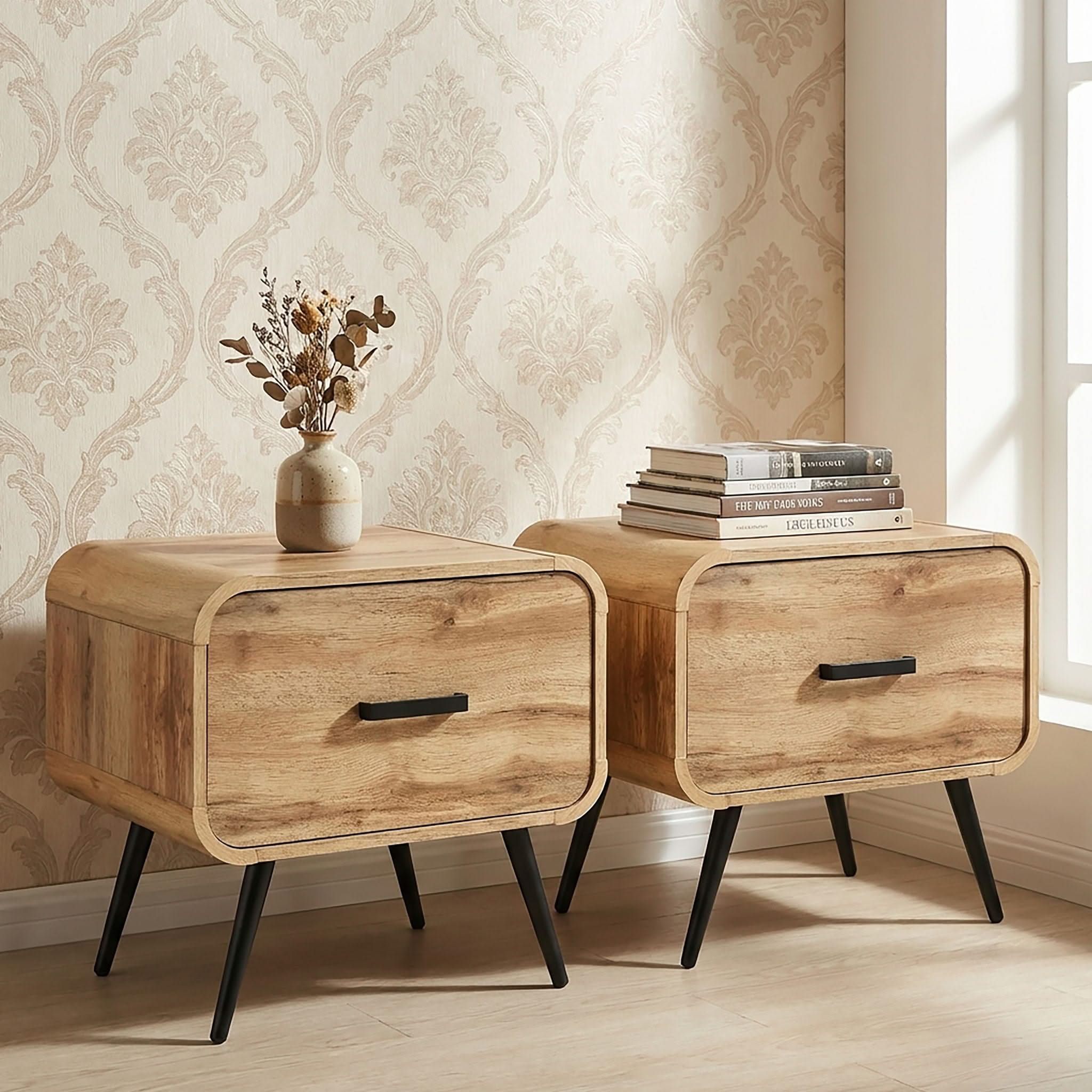 Rowan - One Drawer End Table/Bedside Table - Image 4