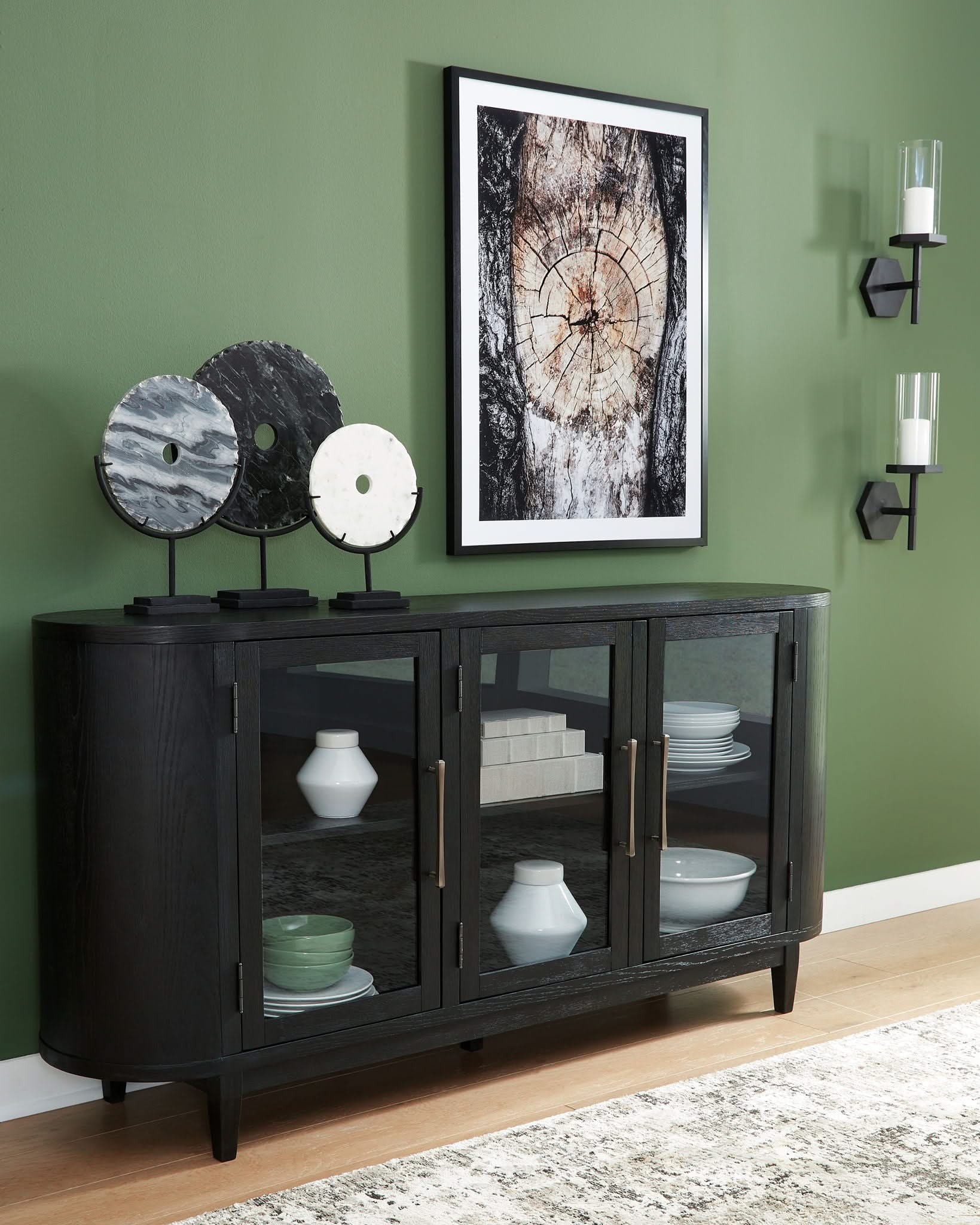 Rowanbeck - Dining Room Server - Black - Image 2