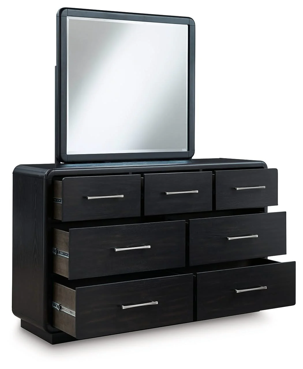 Rowanbeck - Dresser And Mirror - Black - Image 2