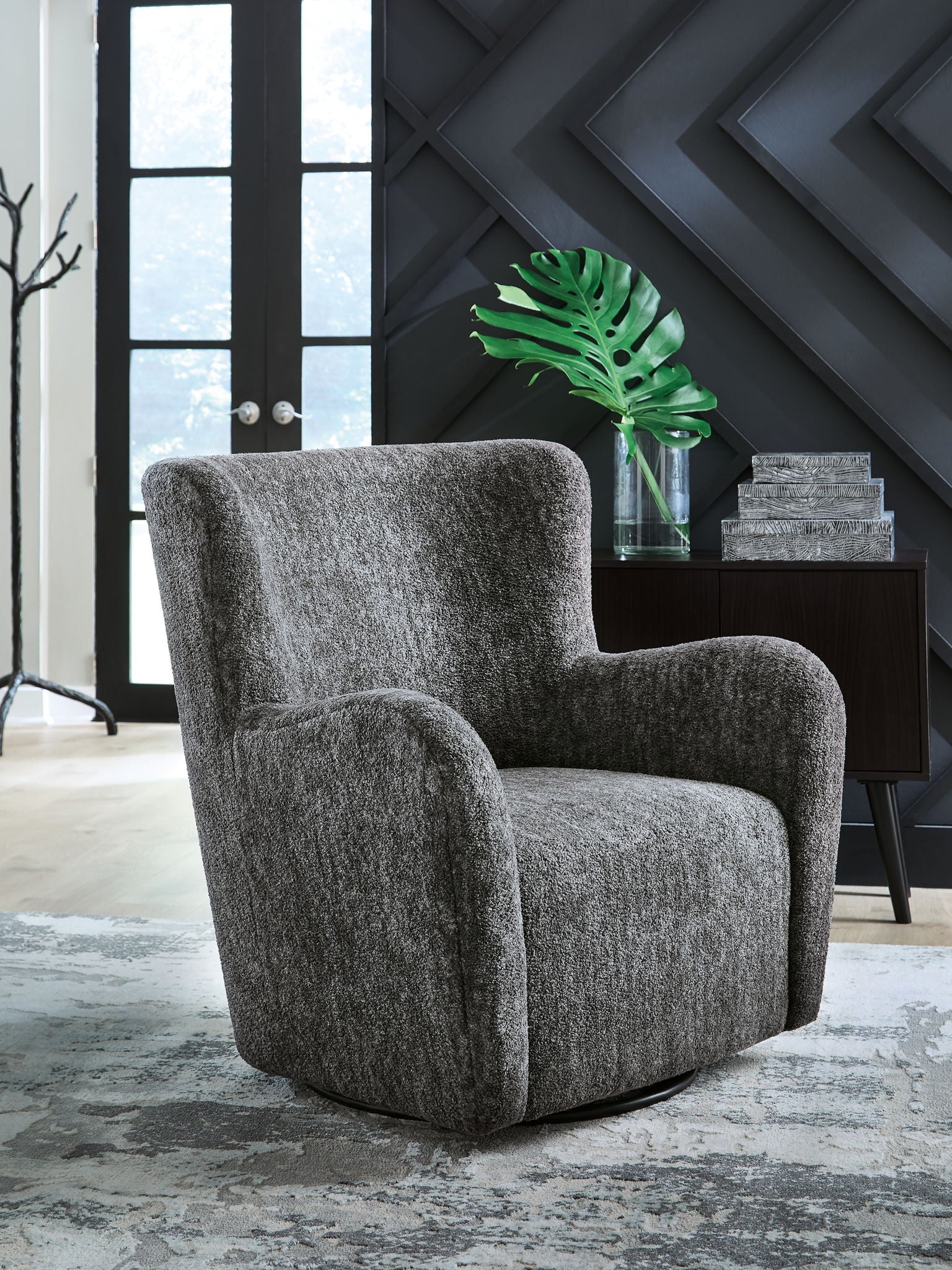 Rowenburg - Swivel Glider Accent Chair - Image 4
