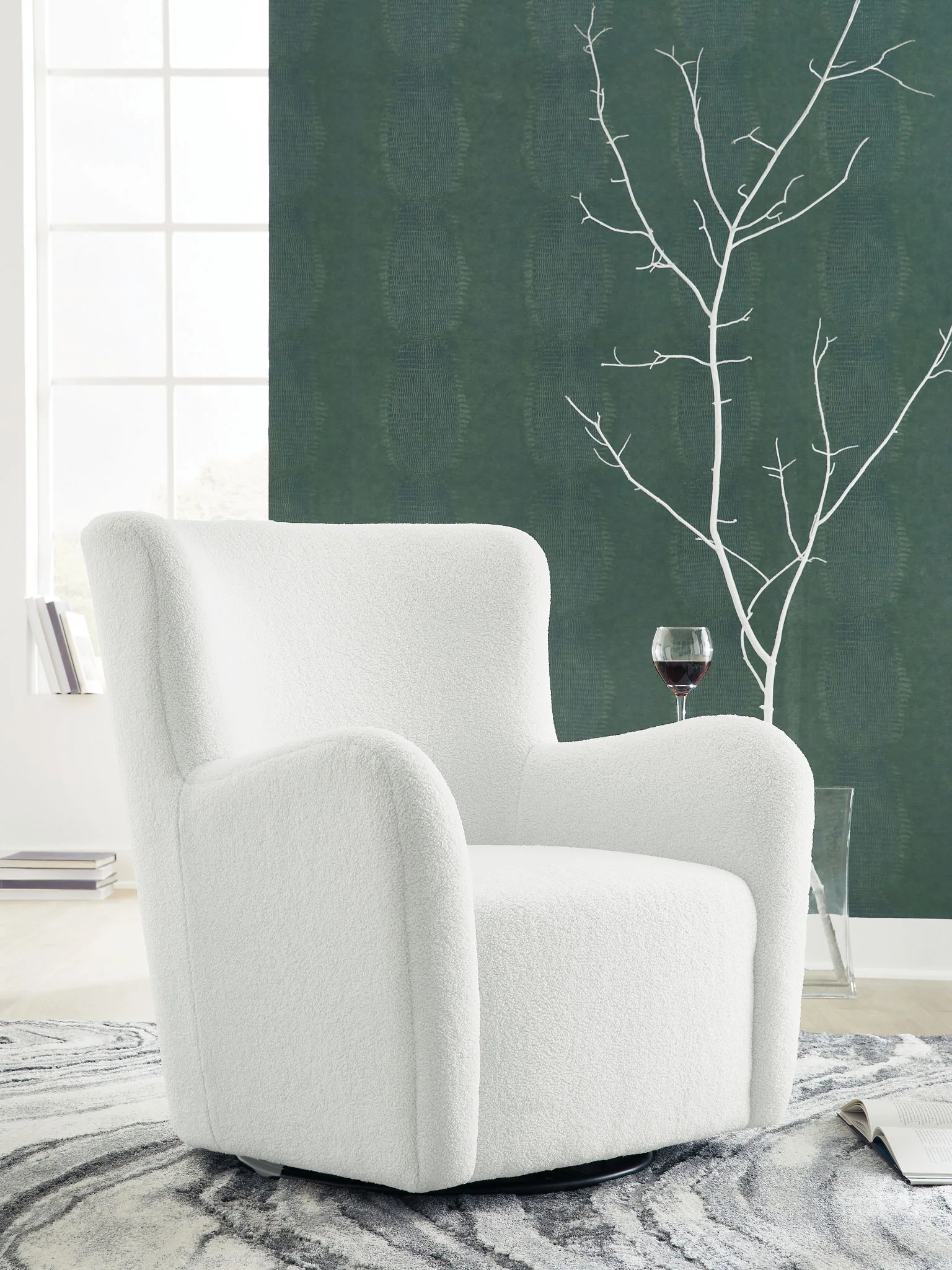 Rowenburg - Swivel Glider Accent Chair - Image 7