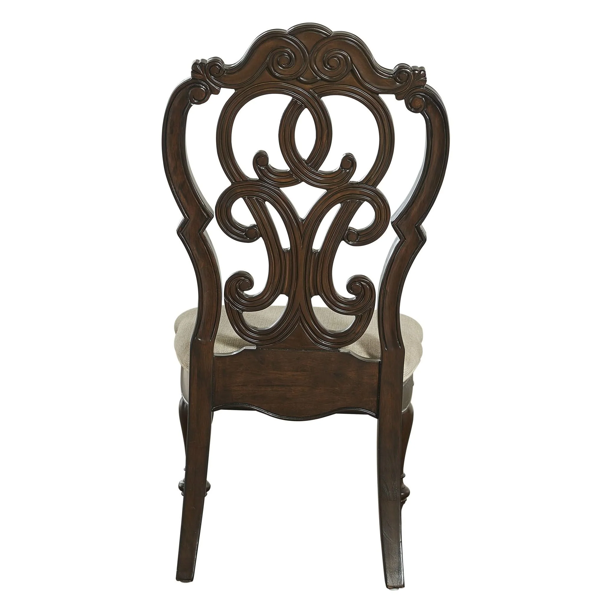 Royale - Side Chair (Set of 2) - Dark Brown - Image 4