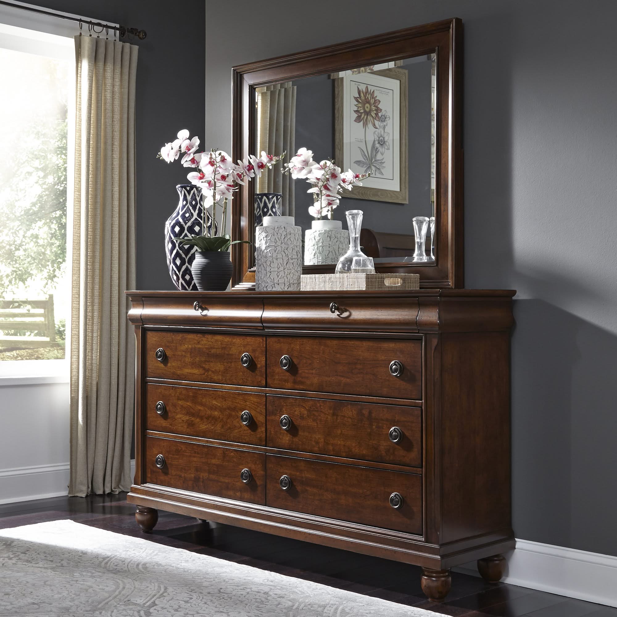 Rustic Traditions - 8 Drawer Dresser - Image 7