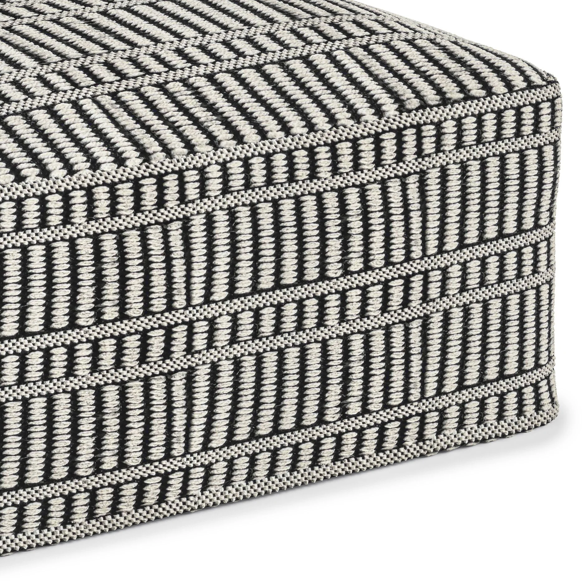 Safford - Square Outdoor / Indoor Pouf - Image 7