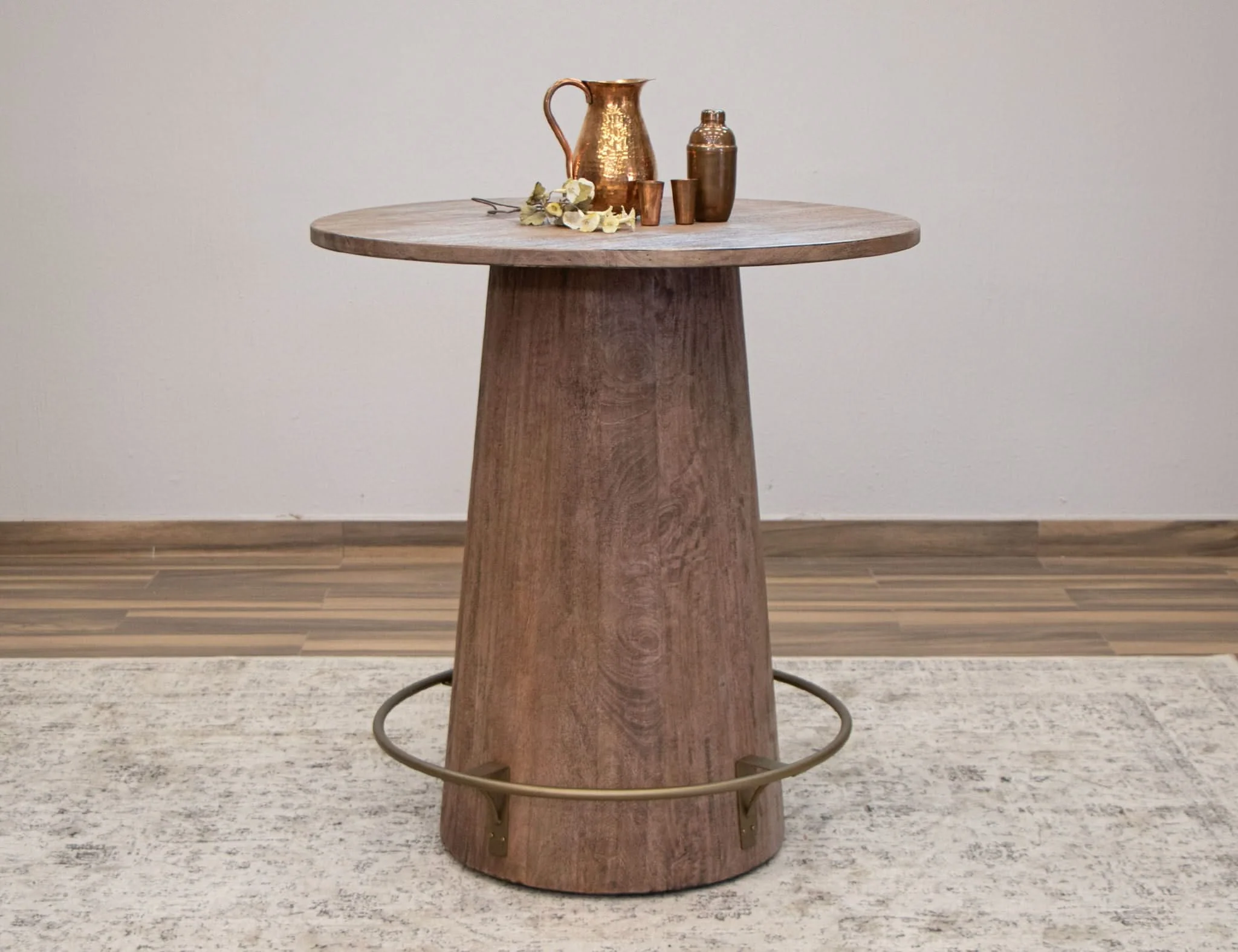 Sahara - Bistro Table - Light Cream / Brown Caramel - Image 4