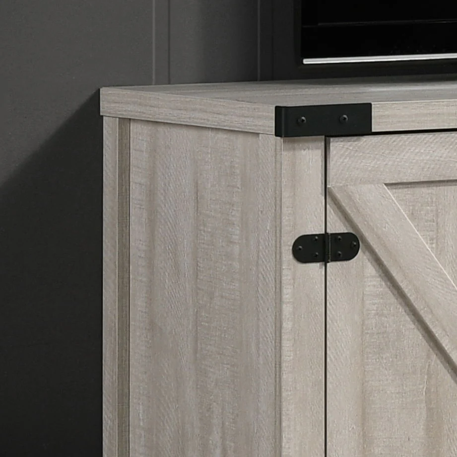 Salma - 58" Wide TV Stand With 2 Open Shelves And 2 Cabinets - Image 2