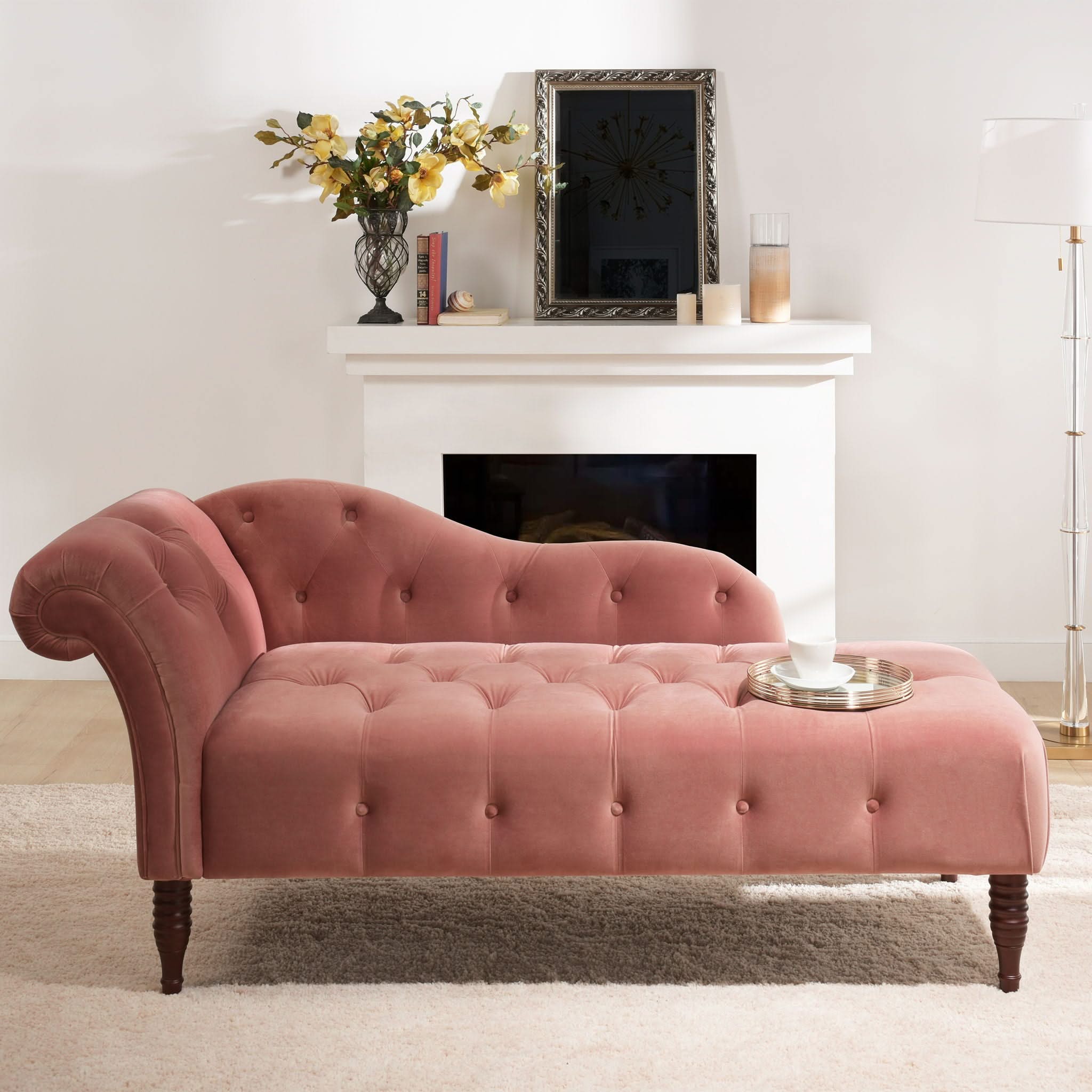 Samuel - Tufted Roll Arm Chaise Lounge - Image 4