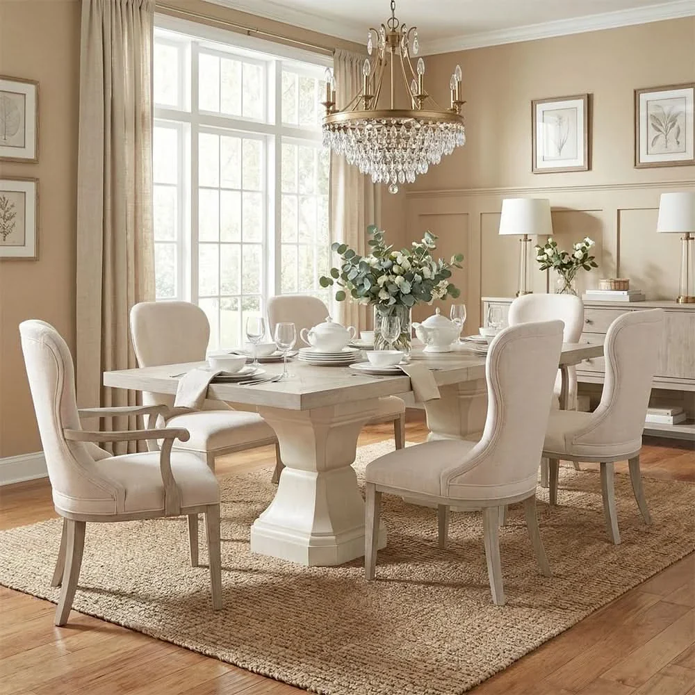 Santa Cruz Light Wood Contemporary Side Chair with Upholstered Seat and Curved Back - Image 8