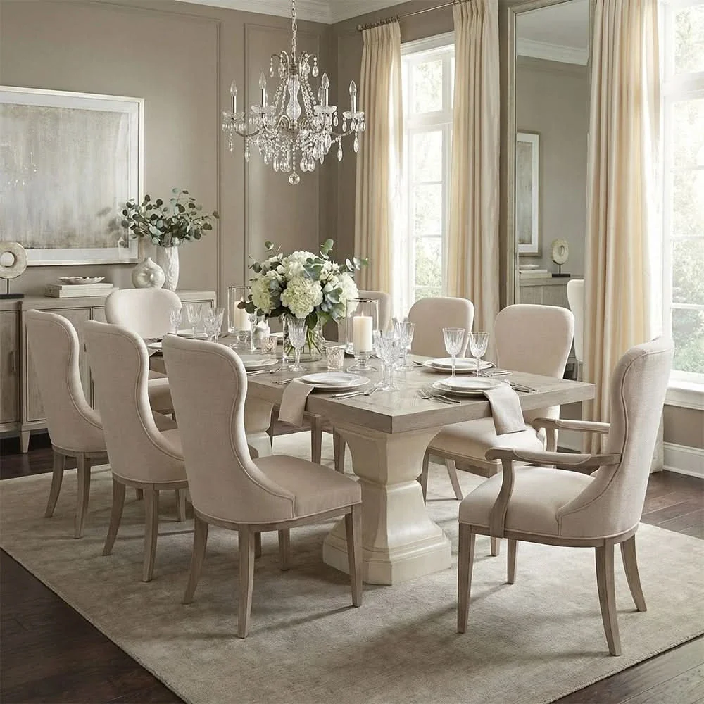 Santa Cruz Light Wood Contemporary Side Chair with Upholstered Seat and Curved Back - Image 9