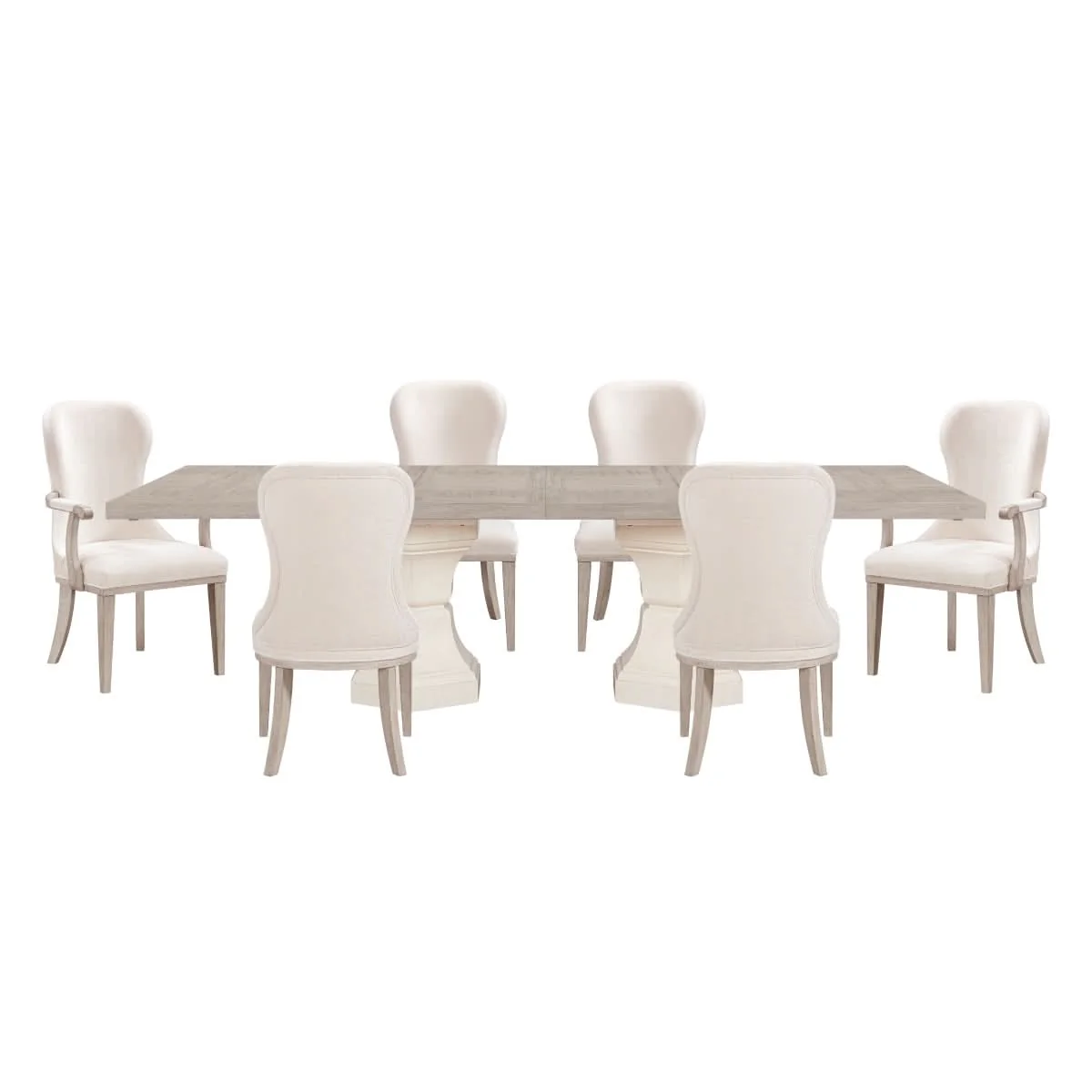 Santa Cruz Light Wood Contemporary Side Chair with Upholstered Seat and Curved Back - Image 7