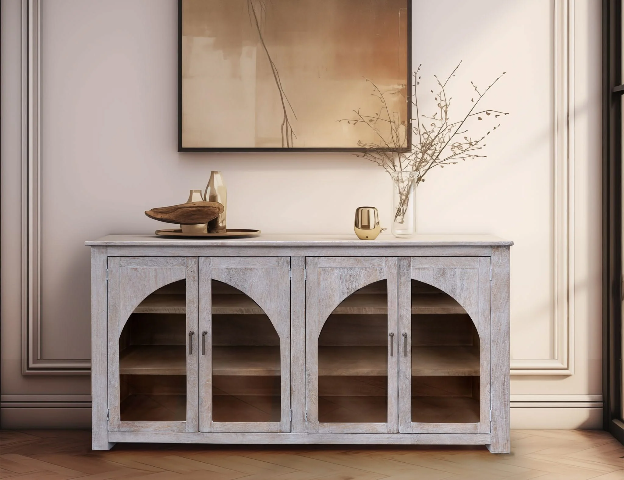 Santa Monica - Console - White Wash - Image 2