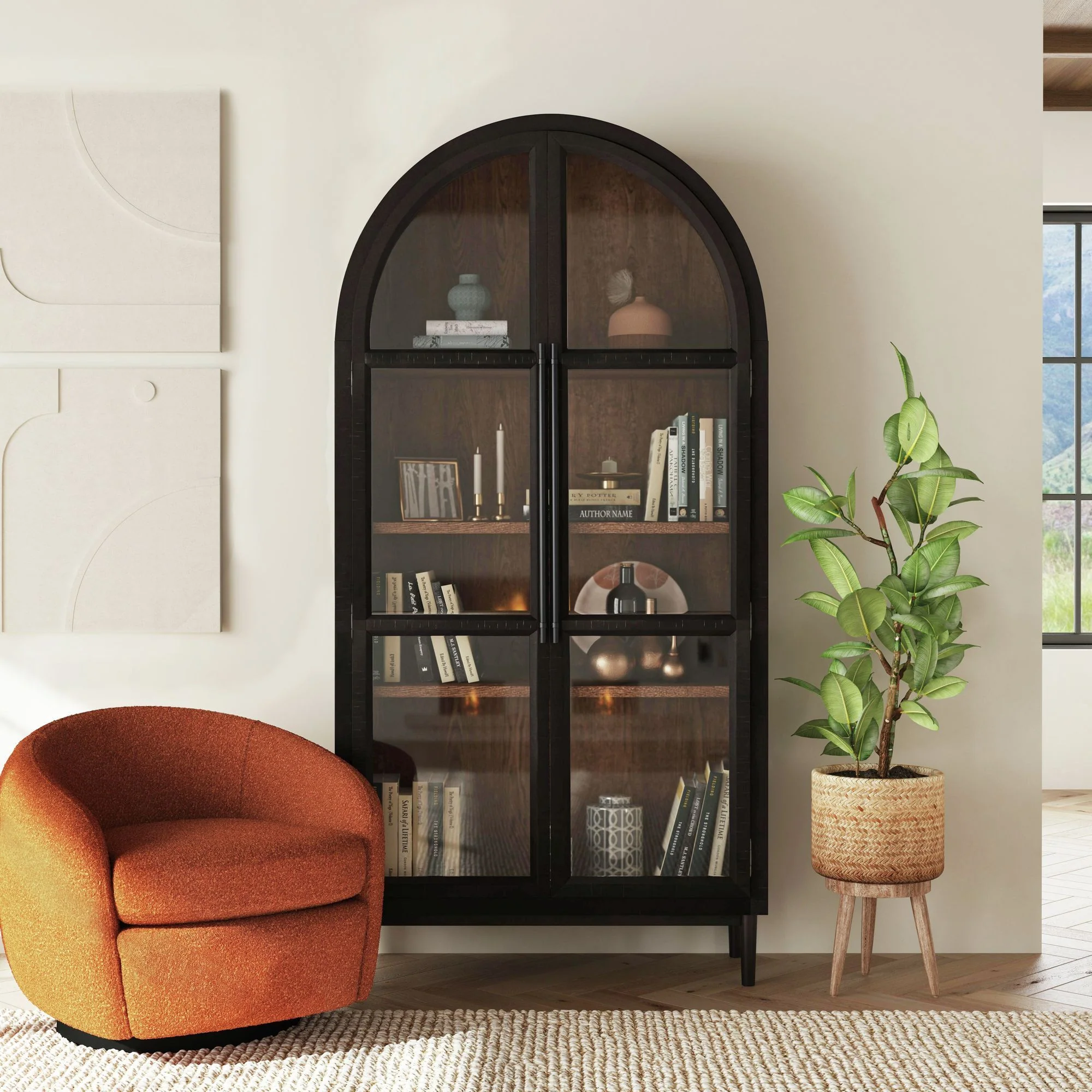 Santiago - Bookcase - Espresso Black - Image 4