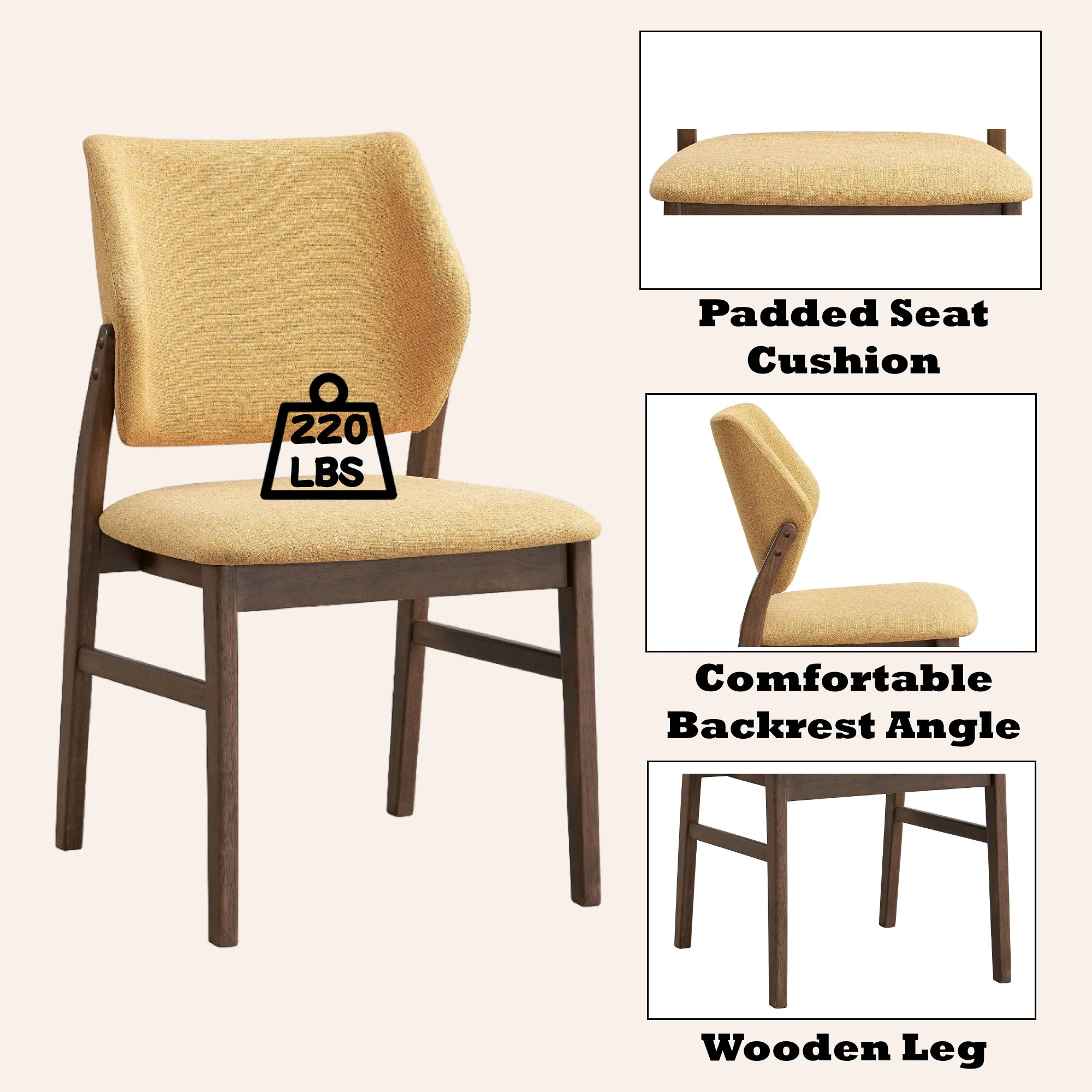 Sarha - Padded Seat Side Chair (Set of 2) - Image 3