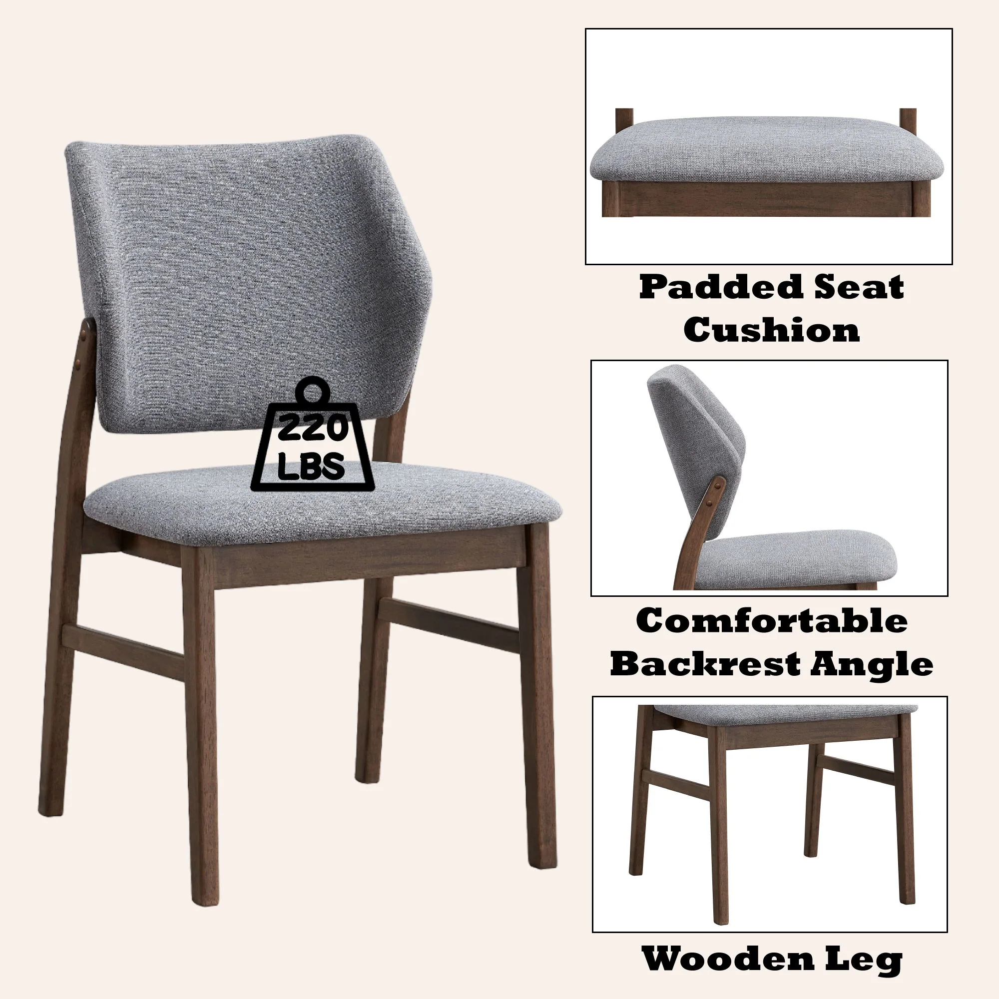 Sarha - Padded Seat Side Chair (Set of 2) - Image 4