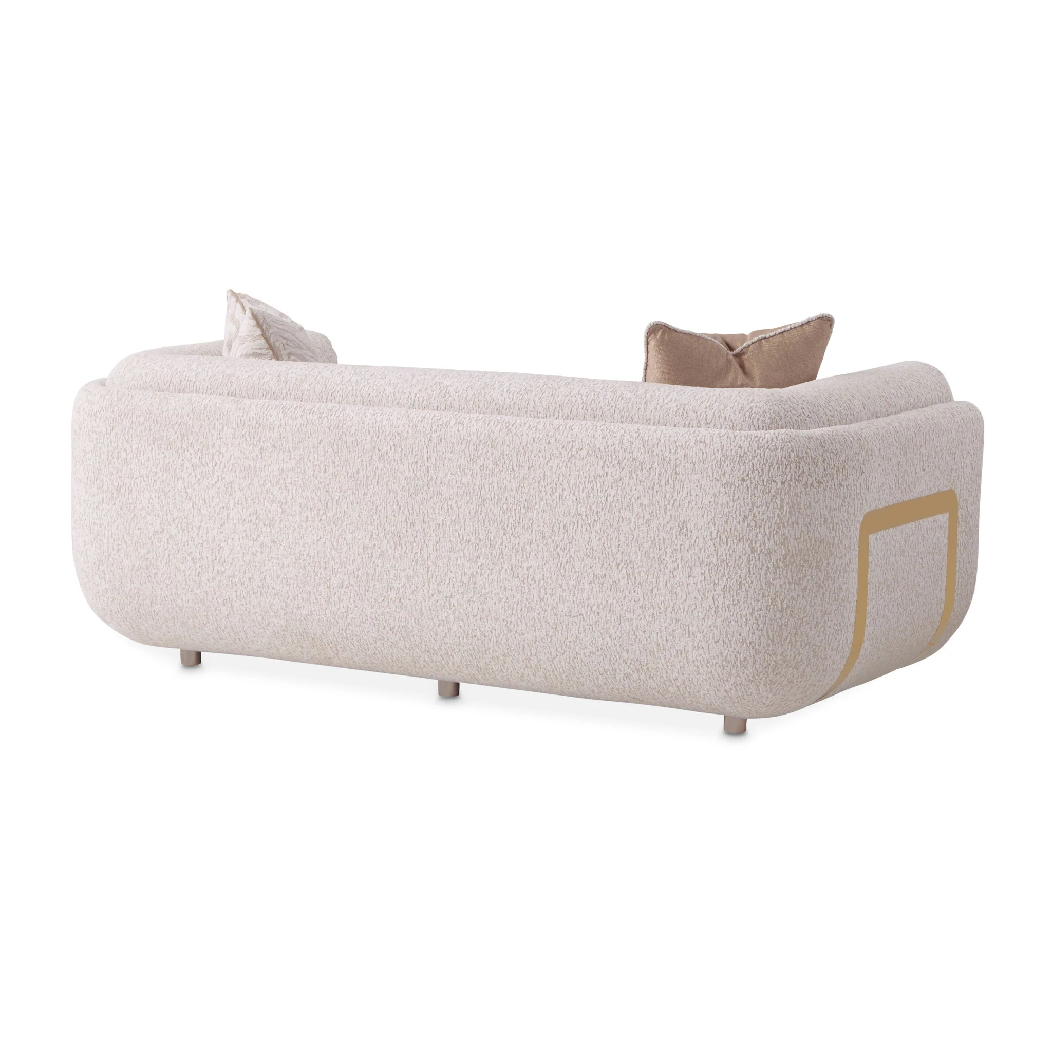 Savannah Breeze - Loveseat - Cashmere / Gold - Image 4