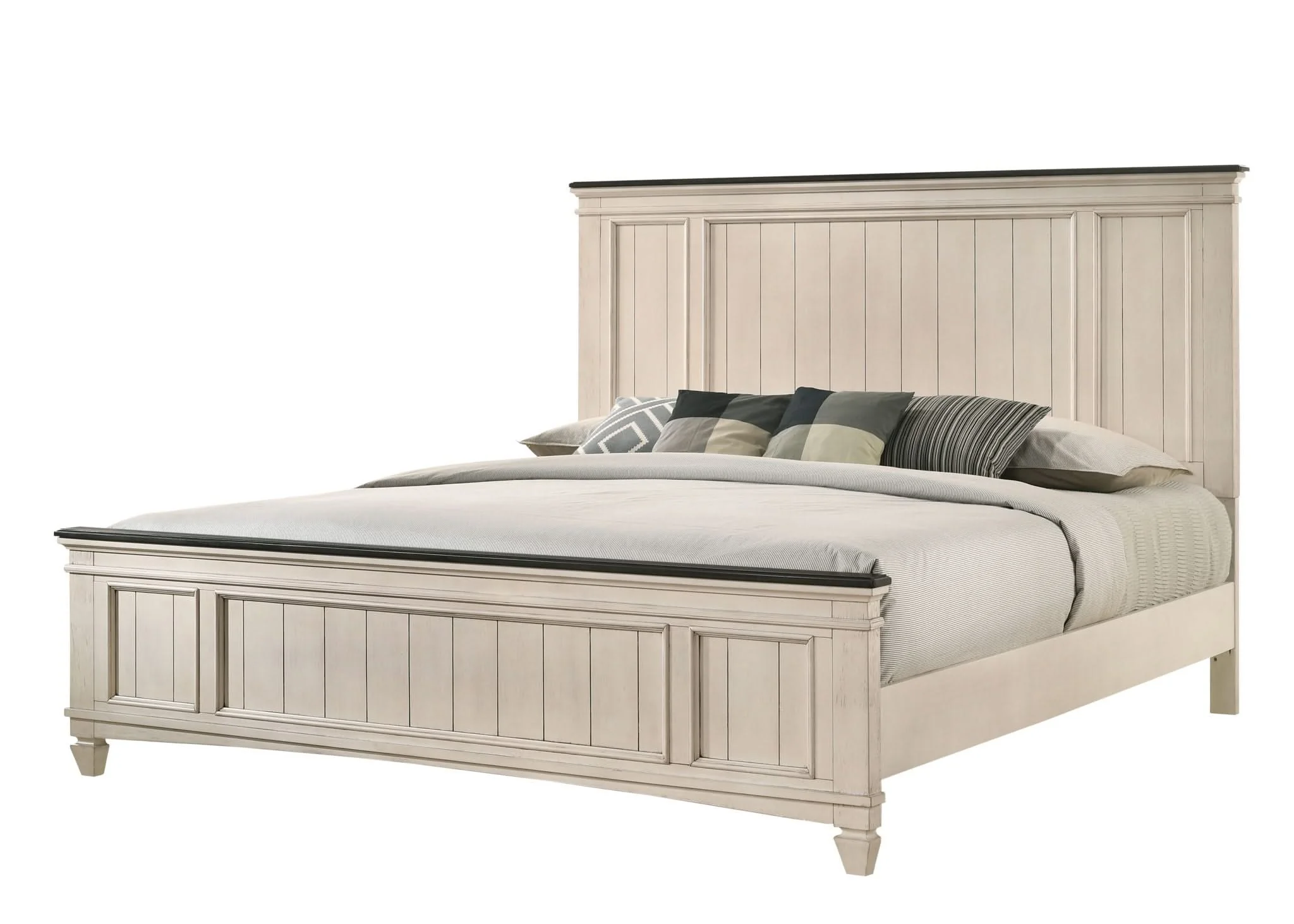 Sawyer - King Bed - Antique White