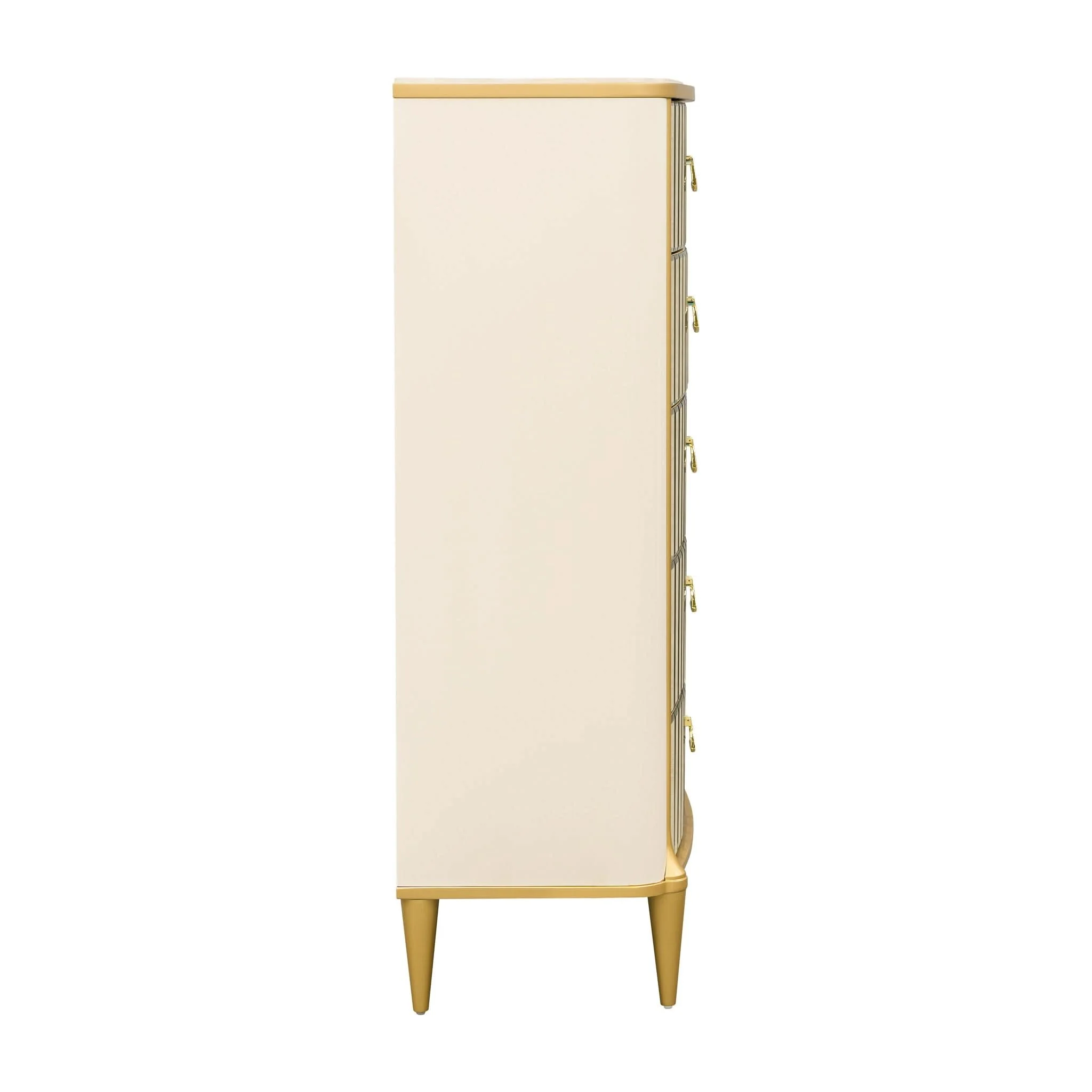 Scotts Square - 5-Drawer Chest - Light Champagne - Image 2