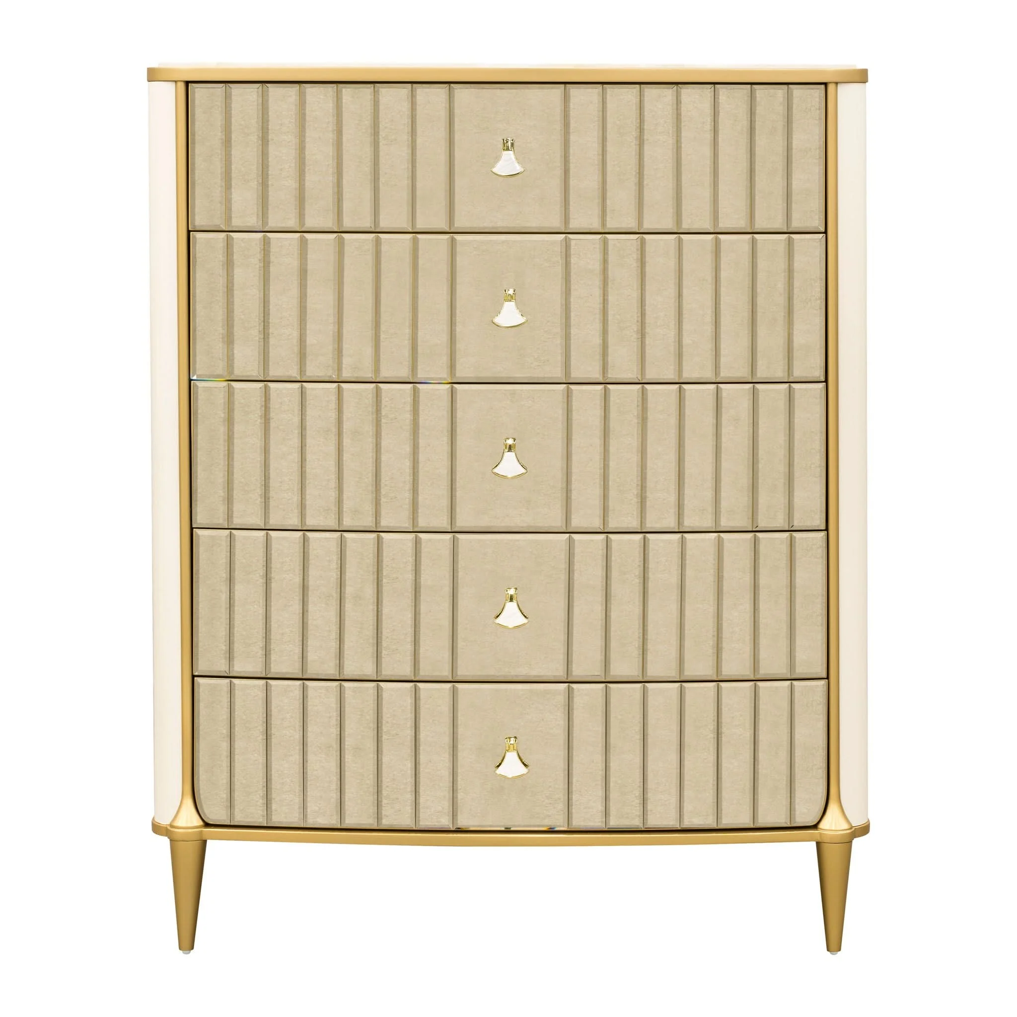 Scotts Square - 5-Drawer Chest - Light Champagne - Image 3