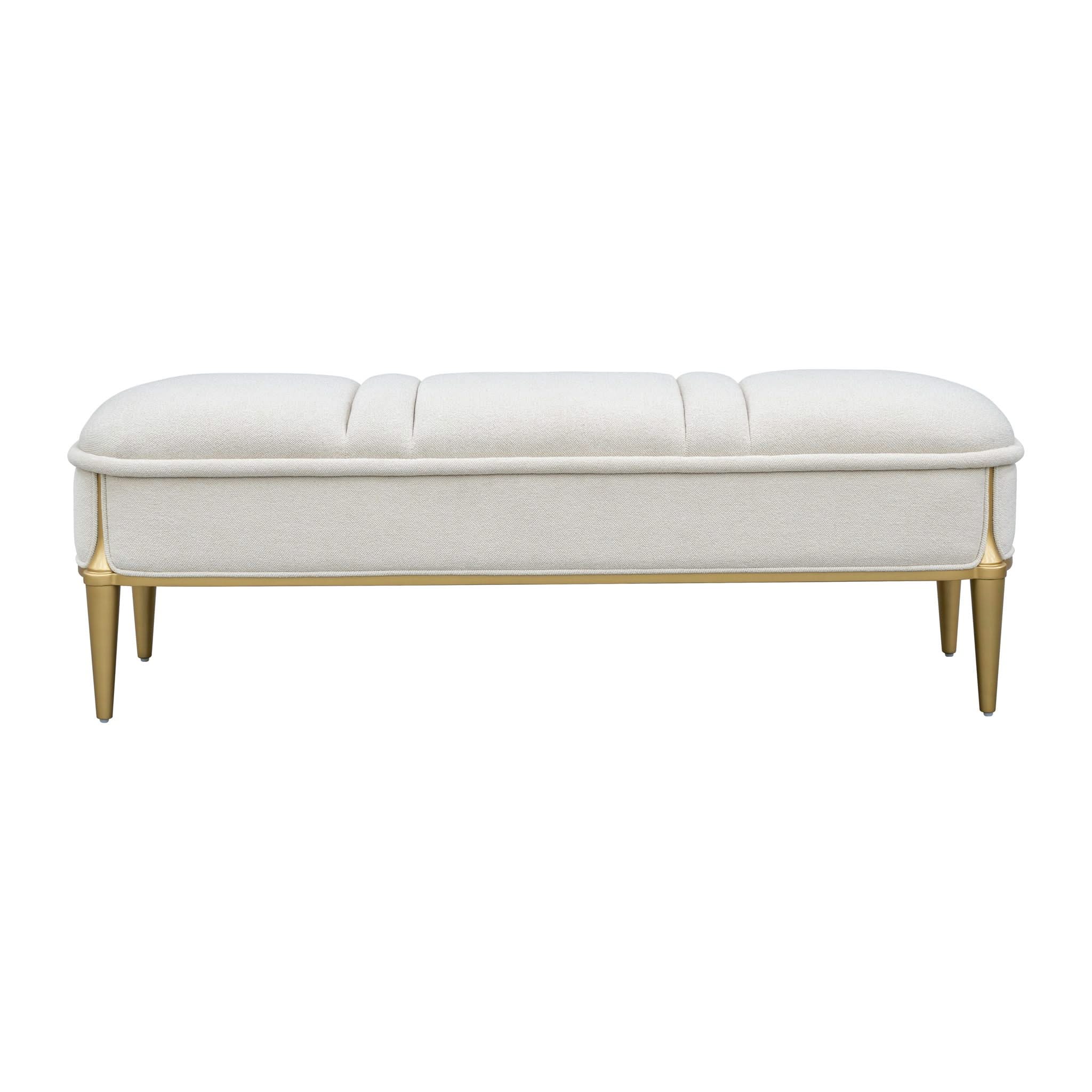 Scotts Square - Accent Bench - Light Champagne - Image 3