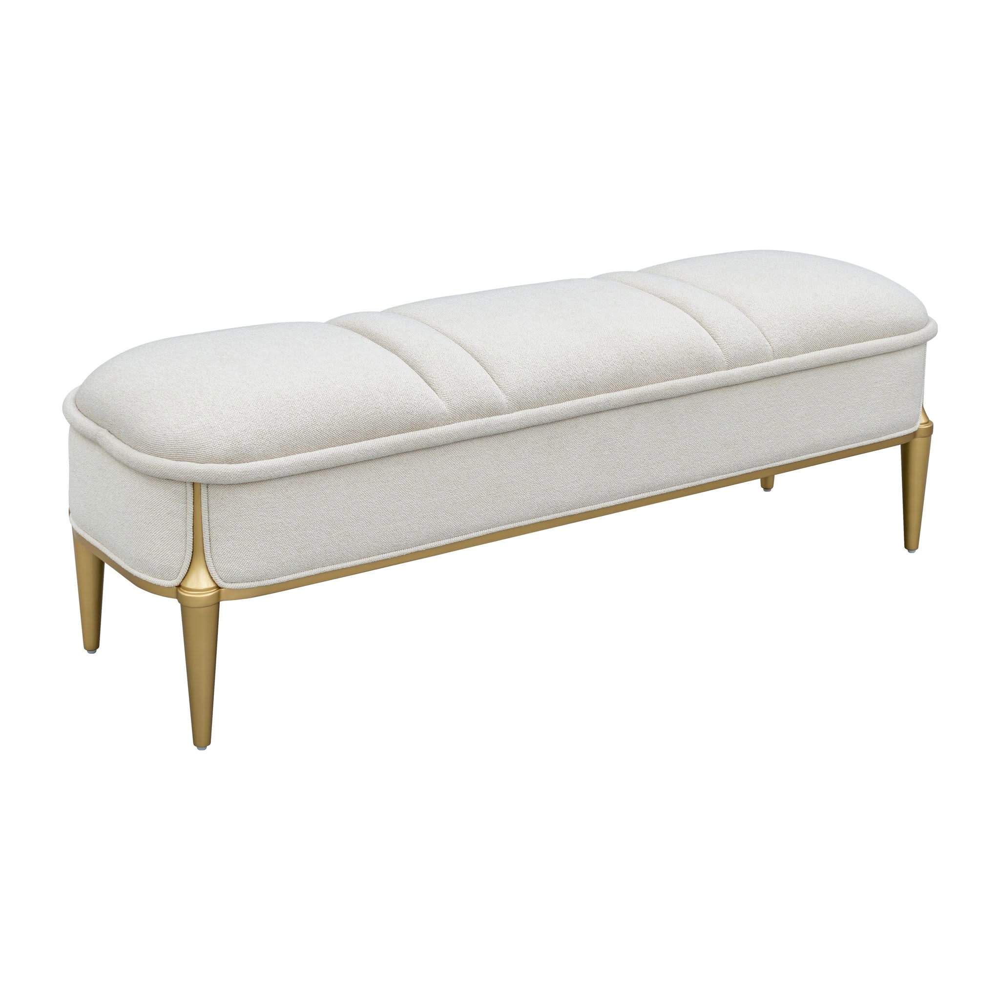 Scotts Square - Accent Bench - Light Champagne - Image 4