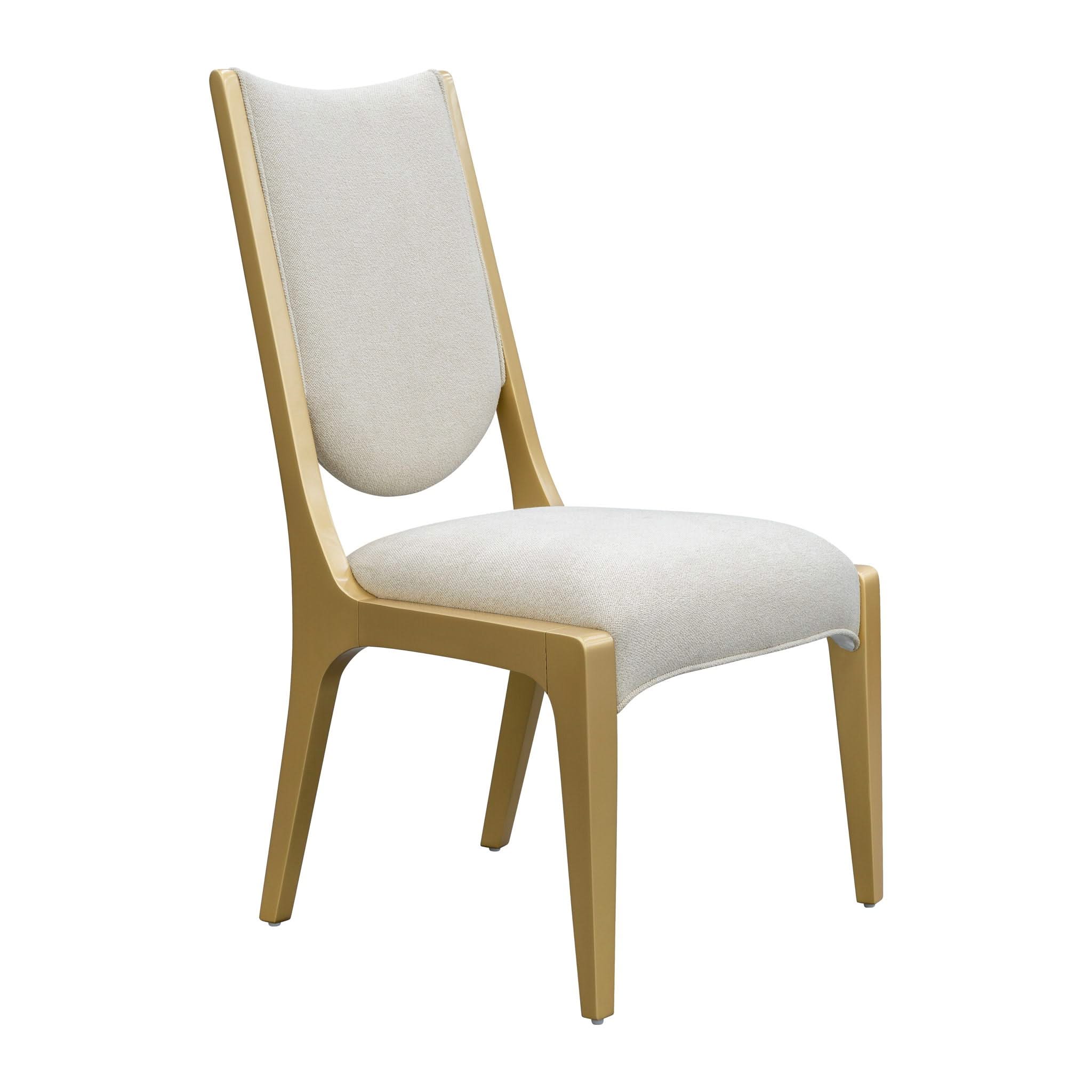 Scotts Square - Dining Side Chair (Set of 2) - Light Champagne - Image 2