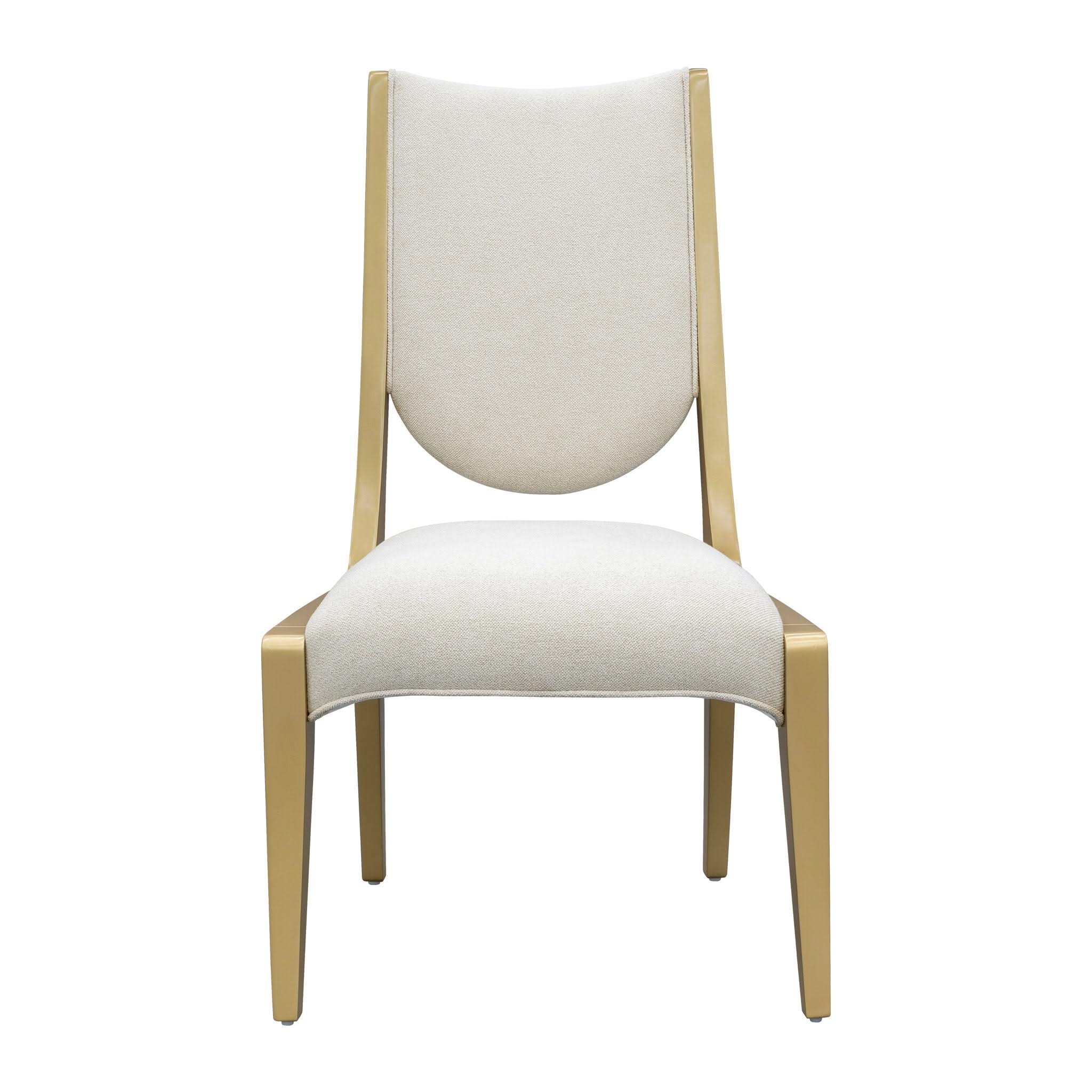 Scotts Square - Dining Side Chair (Set of 2) - Light Champagne - Image 3