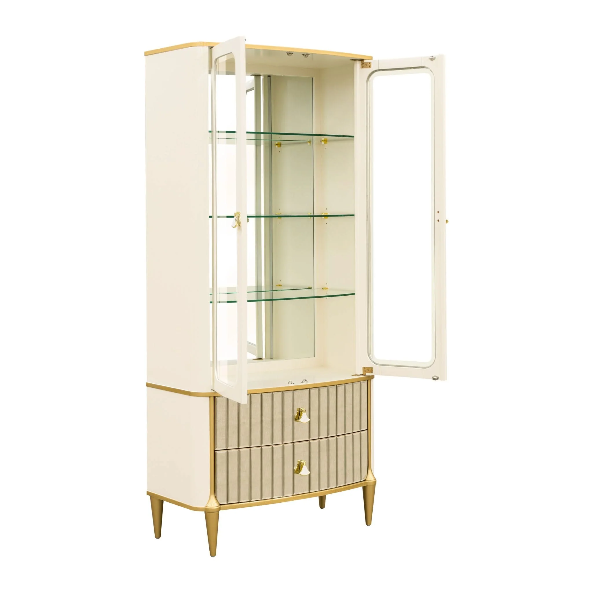 Scotts Square - Display Cabinet - Light Champagne - Image 2