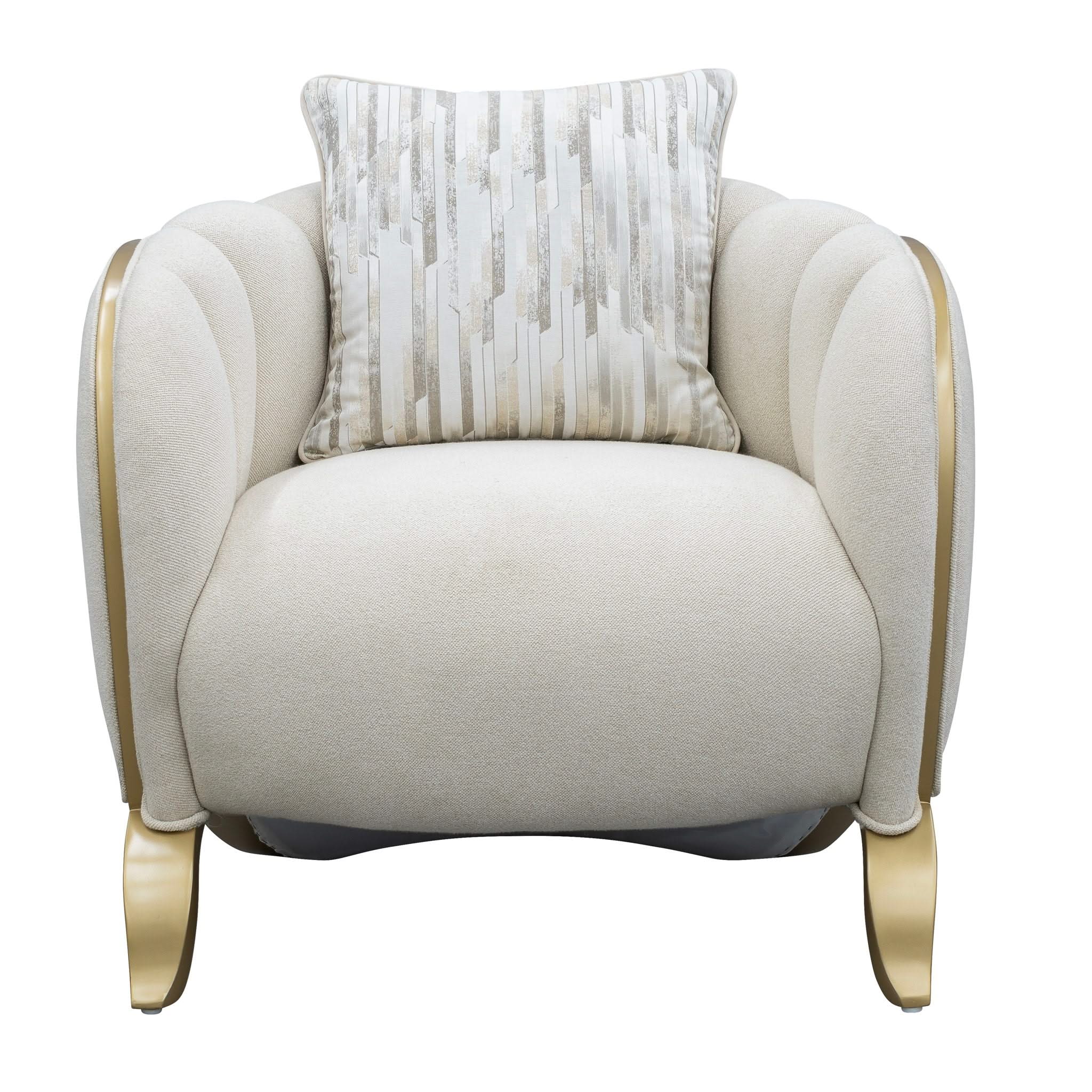 Scotts Square - Matching Chair - Cornsilk / Light Champagne - Image 4