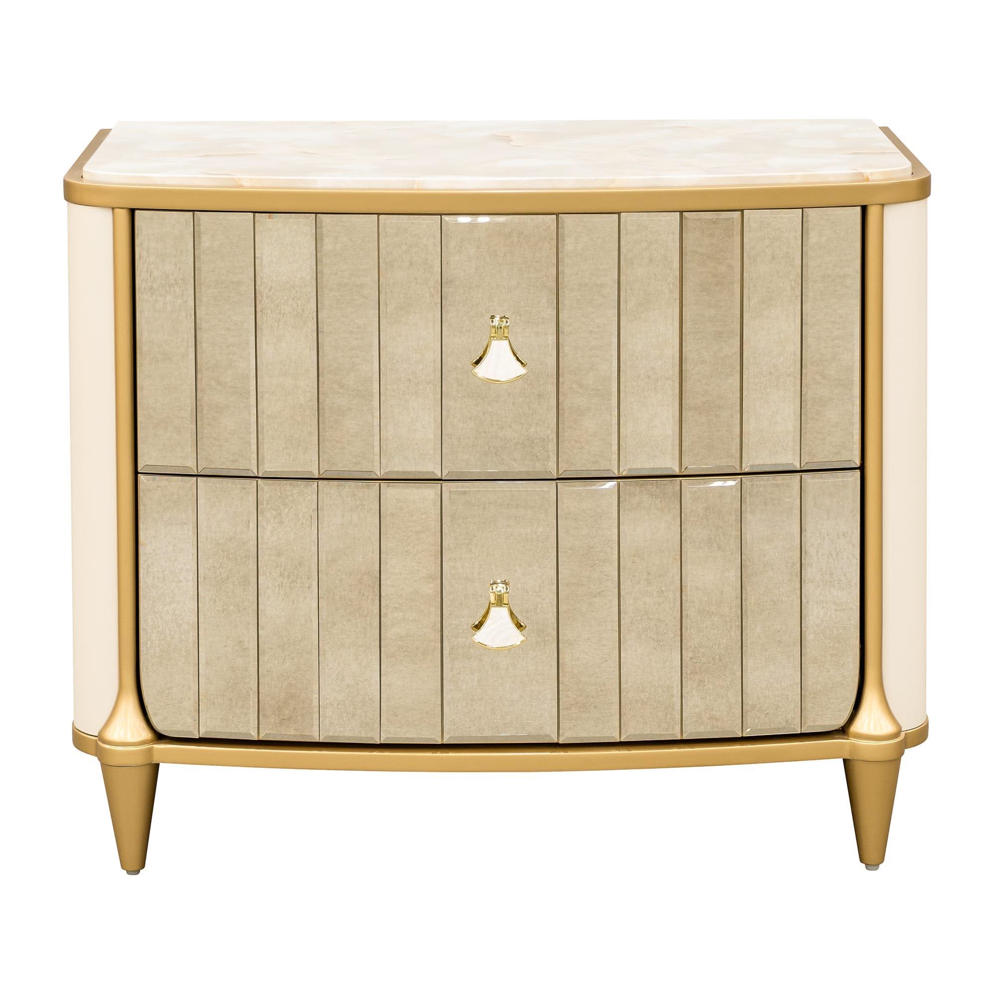 Scotts Square - Nightstand - Light Champagne - Image 2
