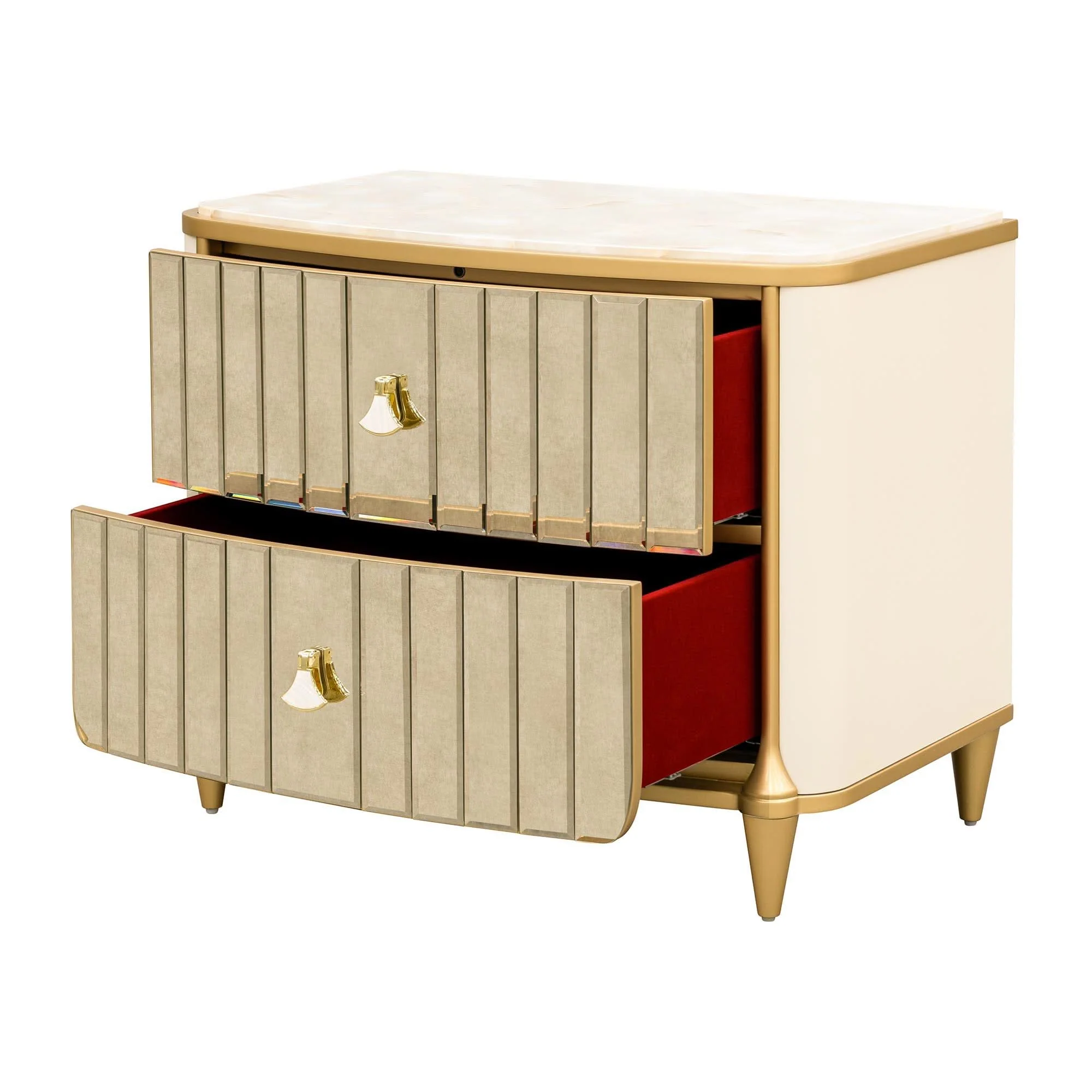 Scotts Square - Nightstand - Light Champagne - Image 3