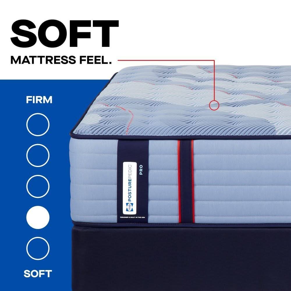 Sealy Posturepedic Pro Dupont II Soft Mattress and Adjustable Base Sleep Package with Sheets, Protector & Pillow - Image 6