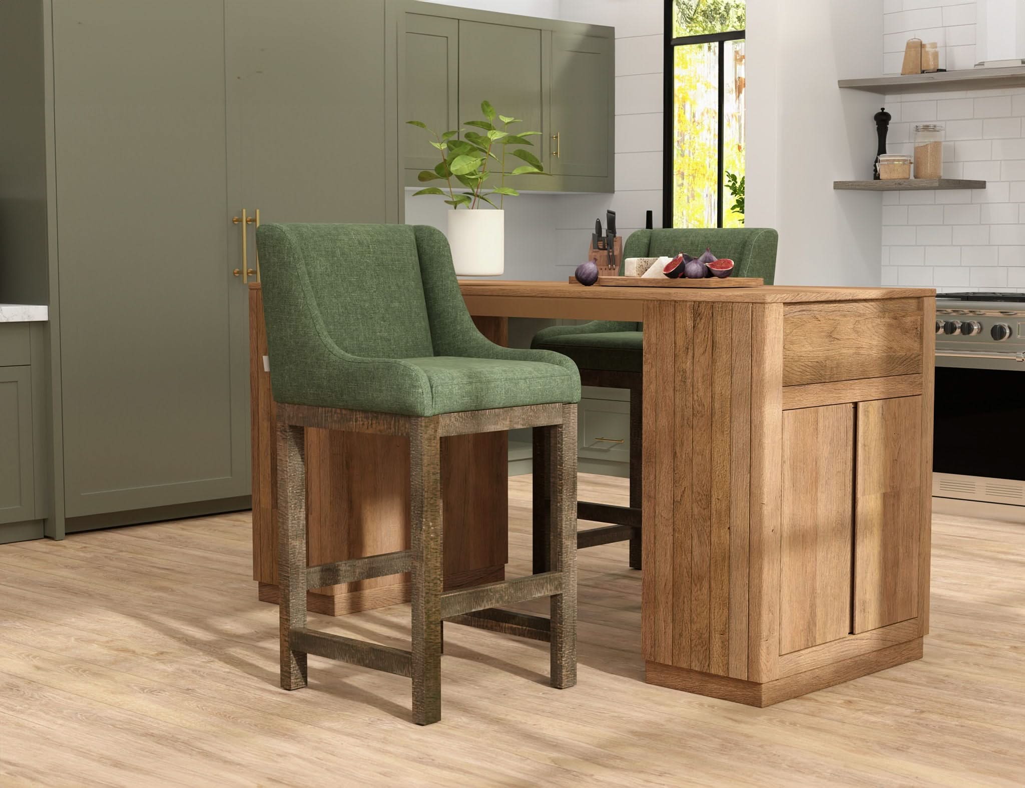 Seating - Upholstered Bar Stool - Image 9