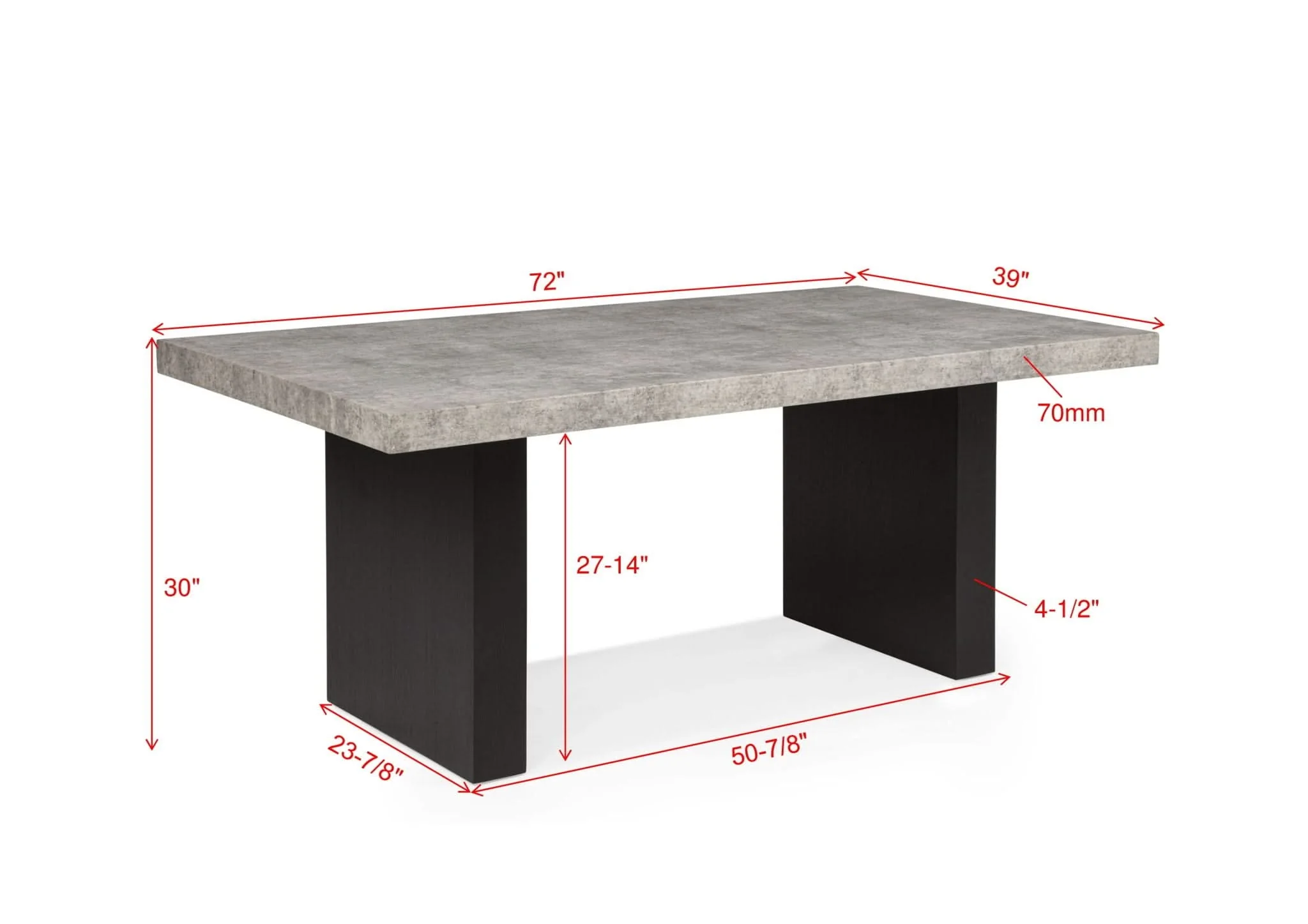 Sebastian - 5 Piece Dining Room Set - Black / Gray - Image 4