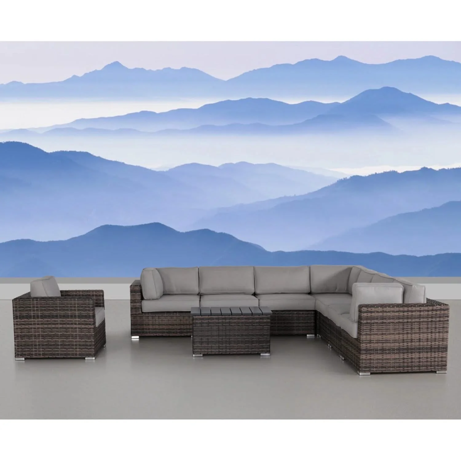 Stylish Entertainment Sectional Set, Outdoor Living - Image 27