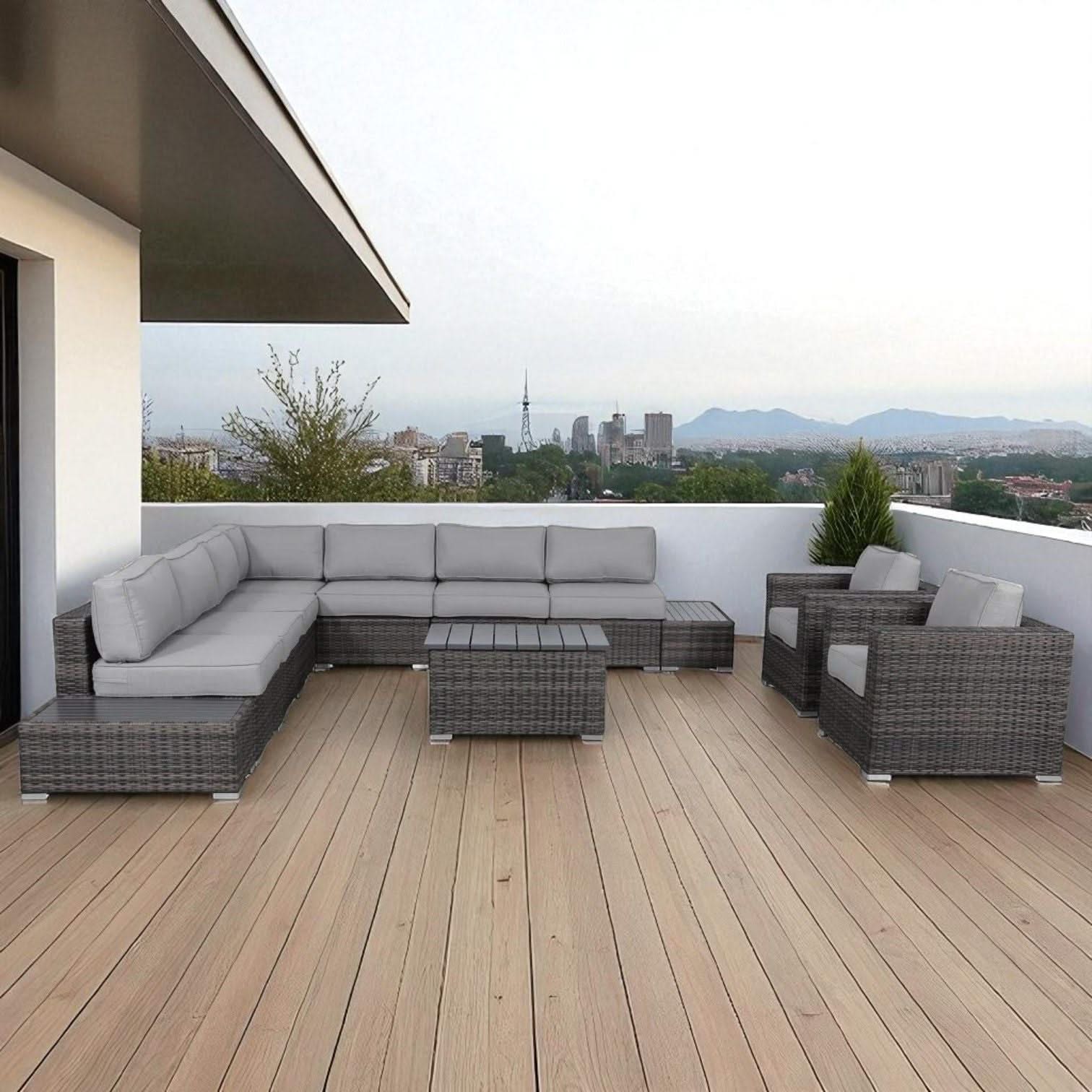 Stylish Entertainment Sectional Set, Outdoor Living - Image 32
