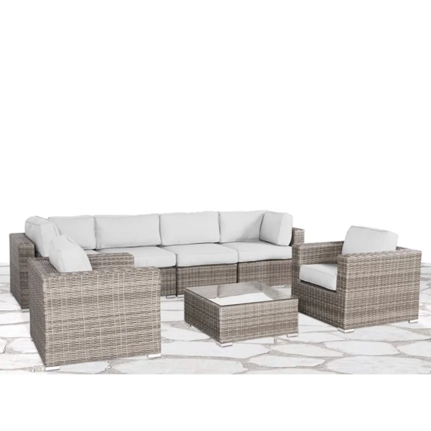 Stylish Entertainment Sectional Set, Outdoor Living - Image 5