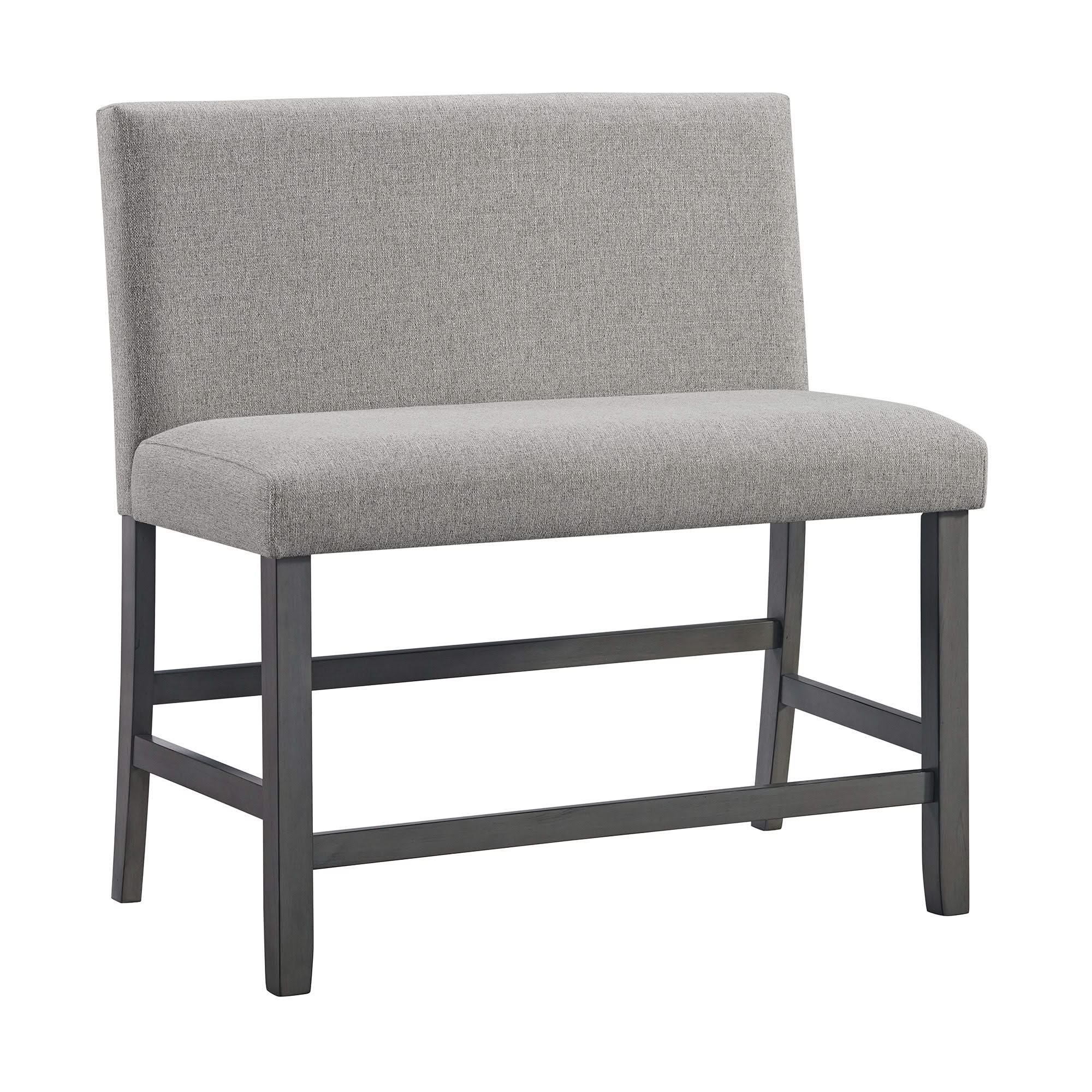 Seneca - Counter 3 Piece Corner Fabric Bench - Gray - Image 4