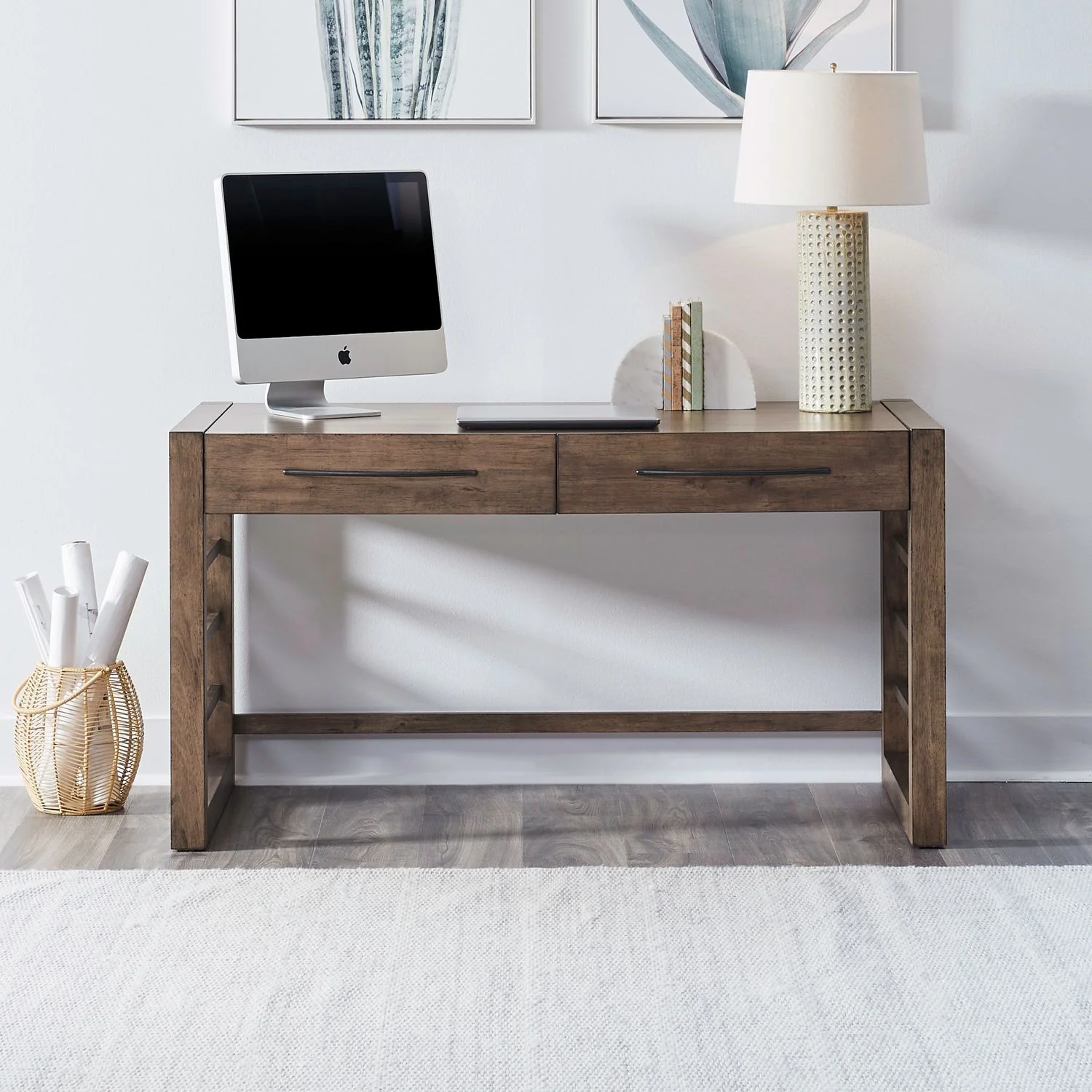 Shaker Lakes - Writing Desk - Harvest Brown