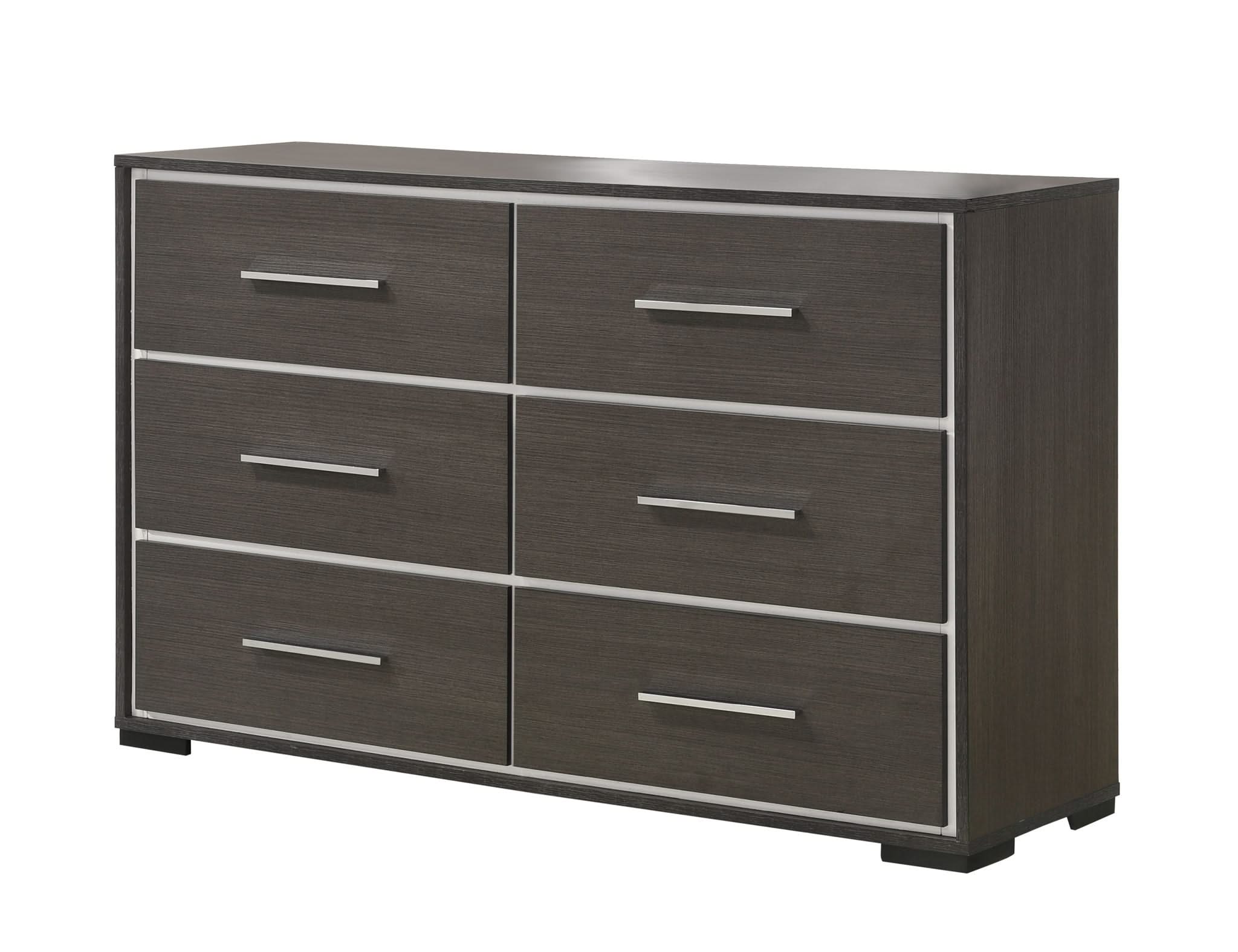 Sharpe - Twin 5 Piece Bedroom Set - Dark Gray - Image 4