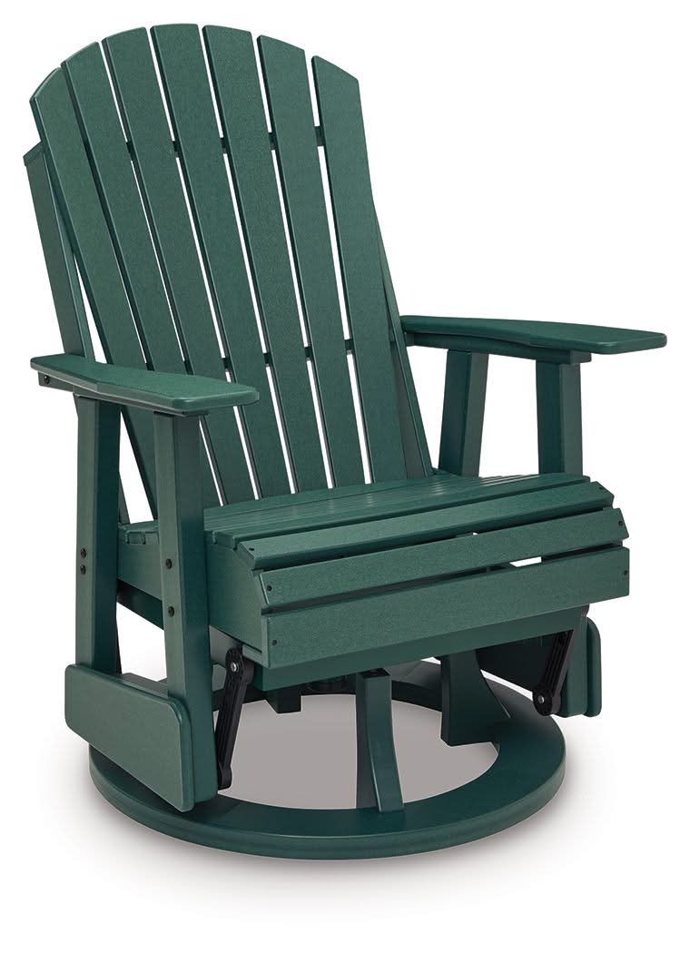 Shell Beach - Swivel Glider Chair - Green - Image 2