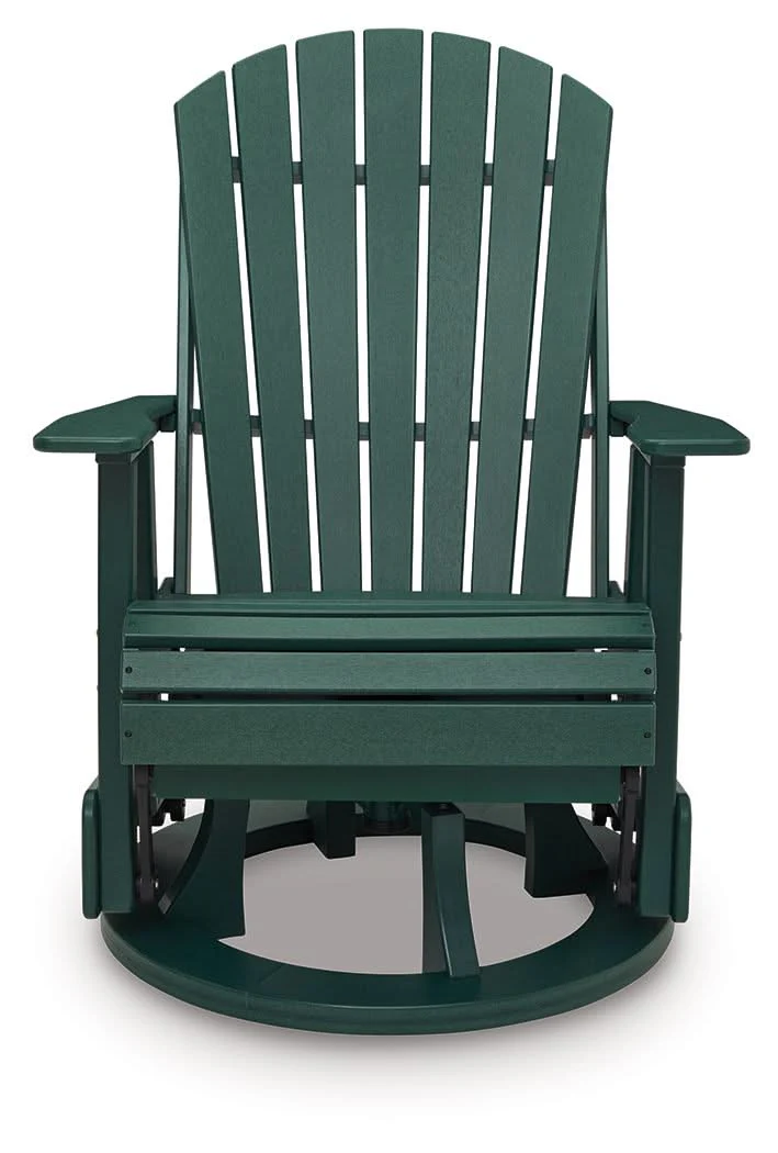 Shell Beach - Swivel Glider Chair - Green - Image 3