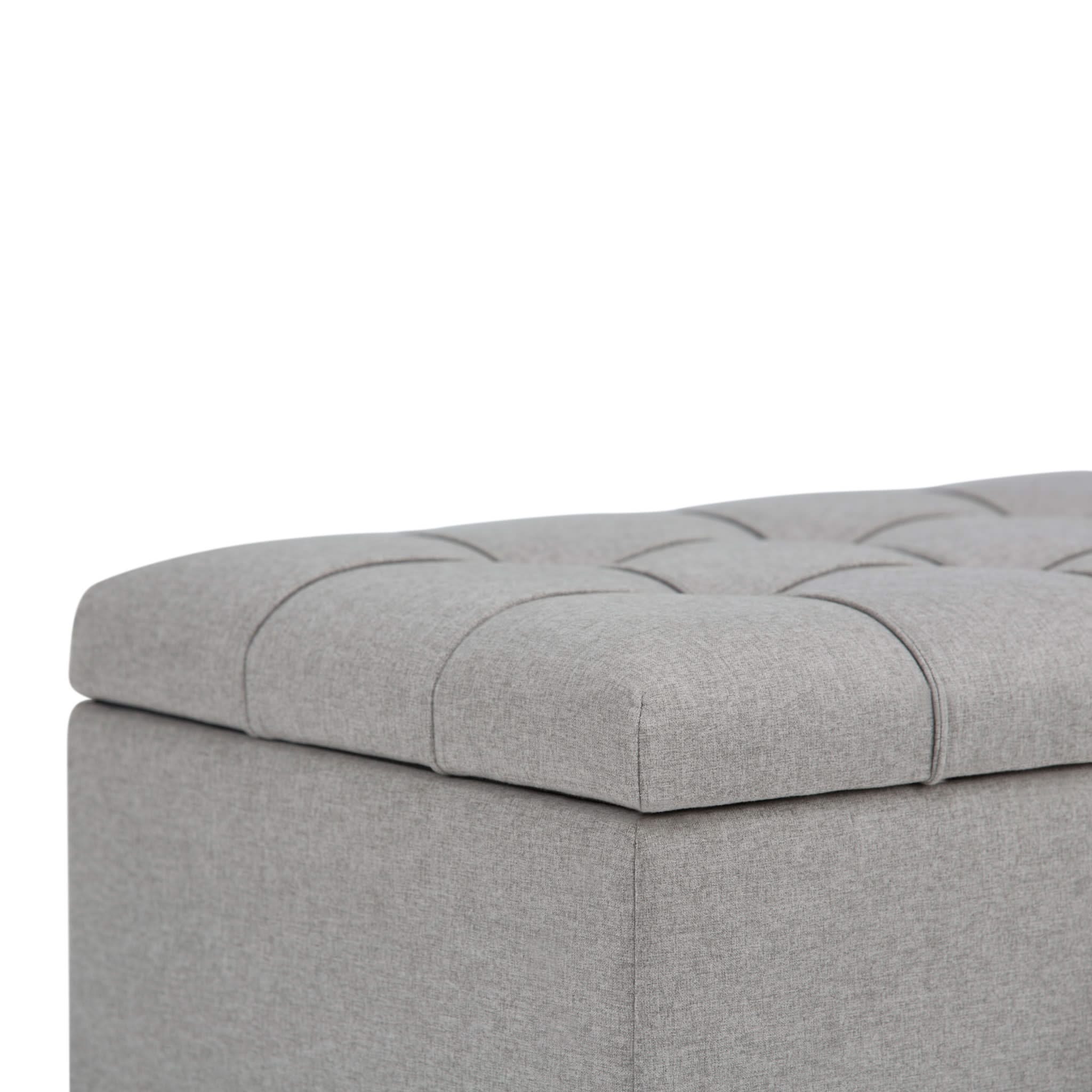 Sienna - Upholstered Storage Ottoman Bench - Image 10