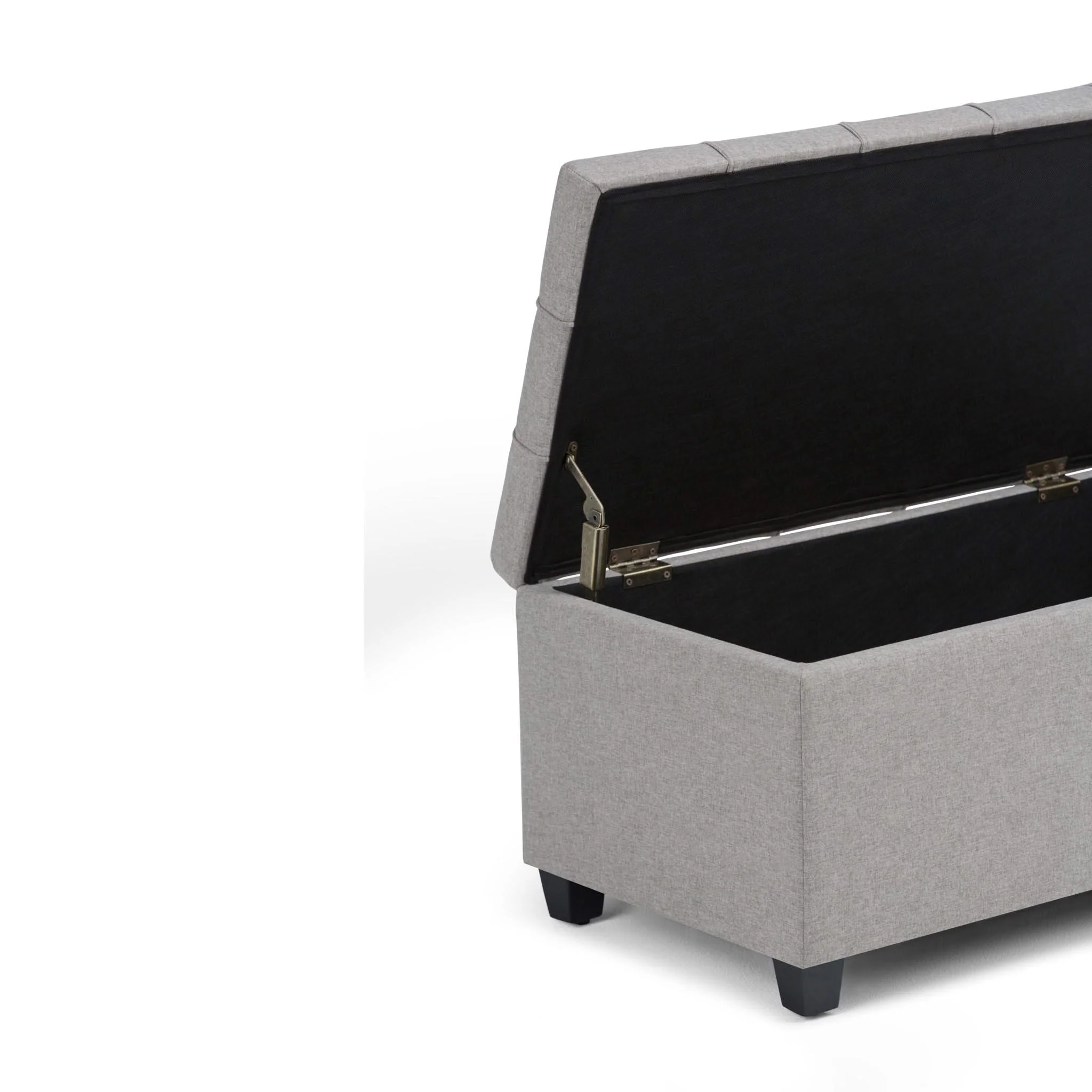 Sienna - Upholstered Storage Ottoman Bench - Image 11