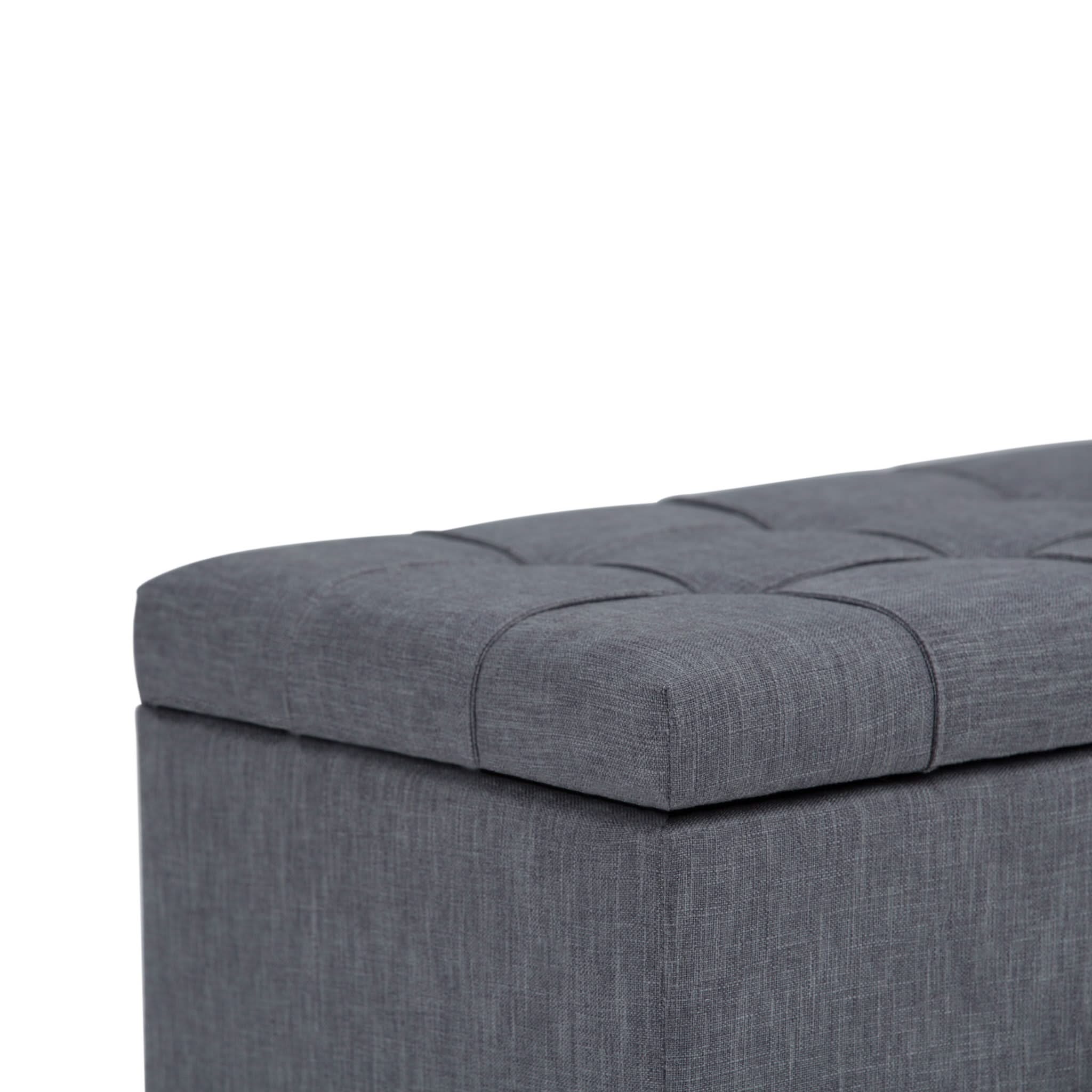 Sienna - Upholstered Storage Ottoman Bench - Image 14