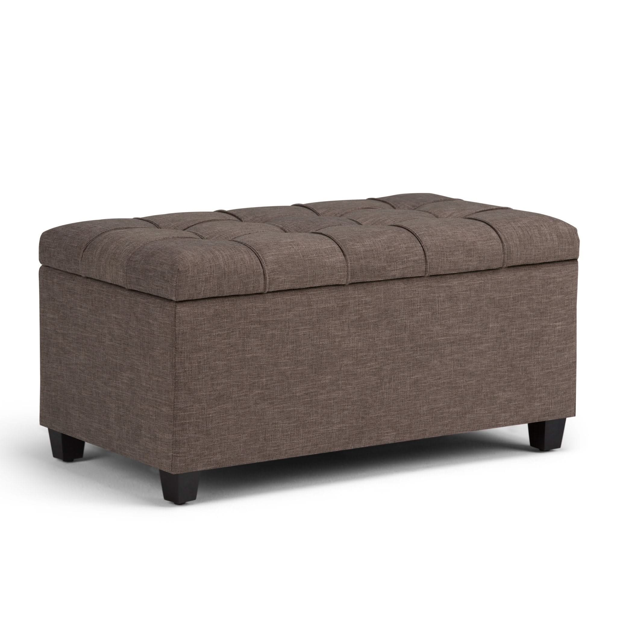 Sienna - Upholstered Storage Ottoman Bench - Image 2