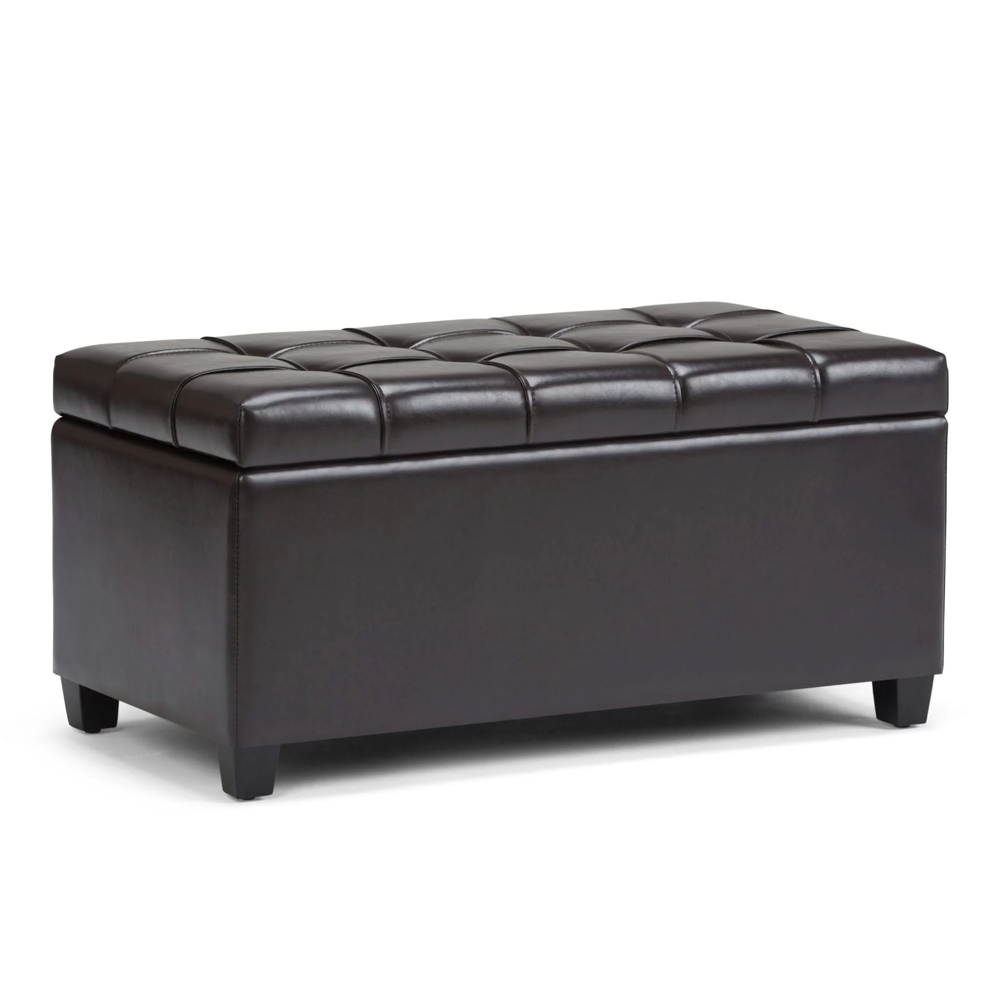 Sienna - Upholstered Storage Ottoman Bench - Image 3