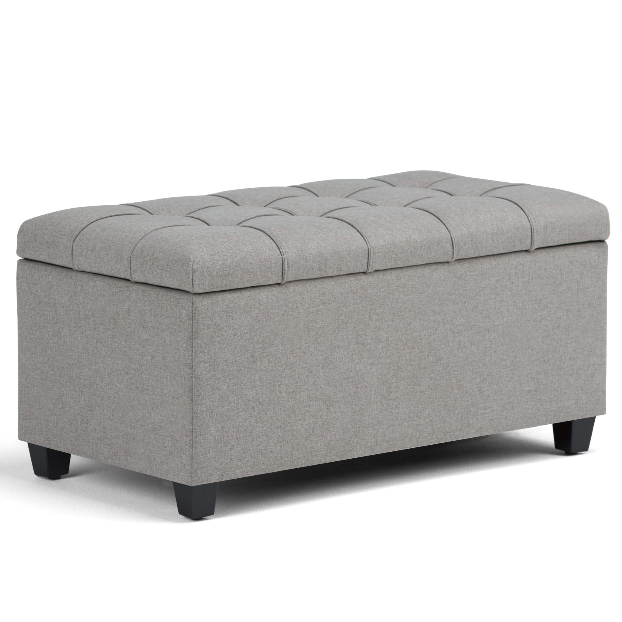 Sienna - Upholstered Storage Ottoman Bench - Image 5